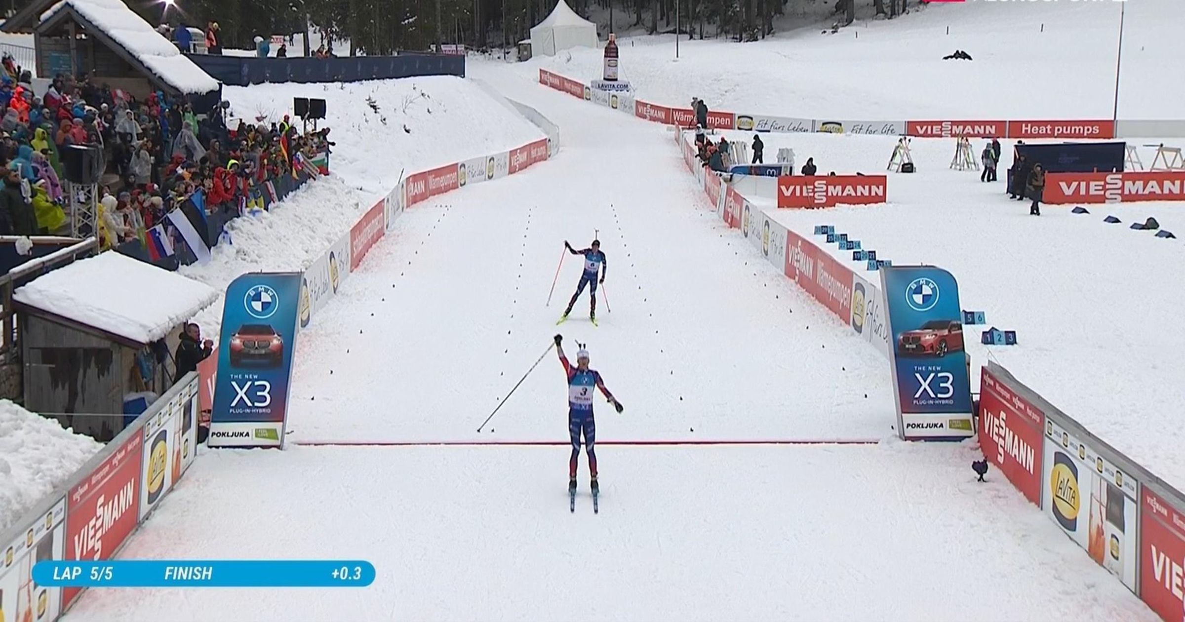 Mass start : Perrot vainqueur d'un duel haletant avec Fillon Maillet thumbnail