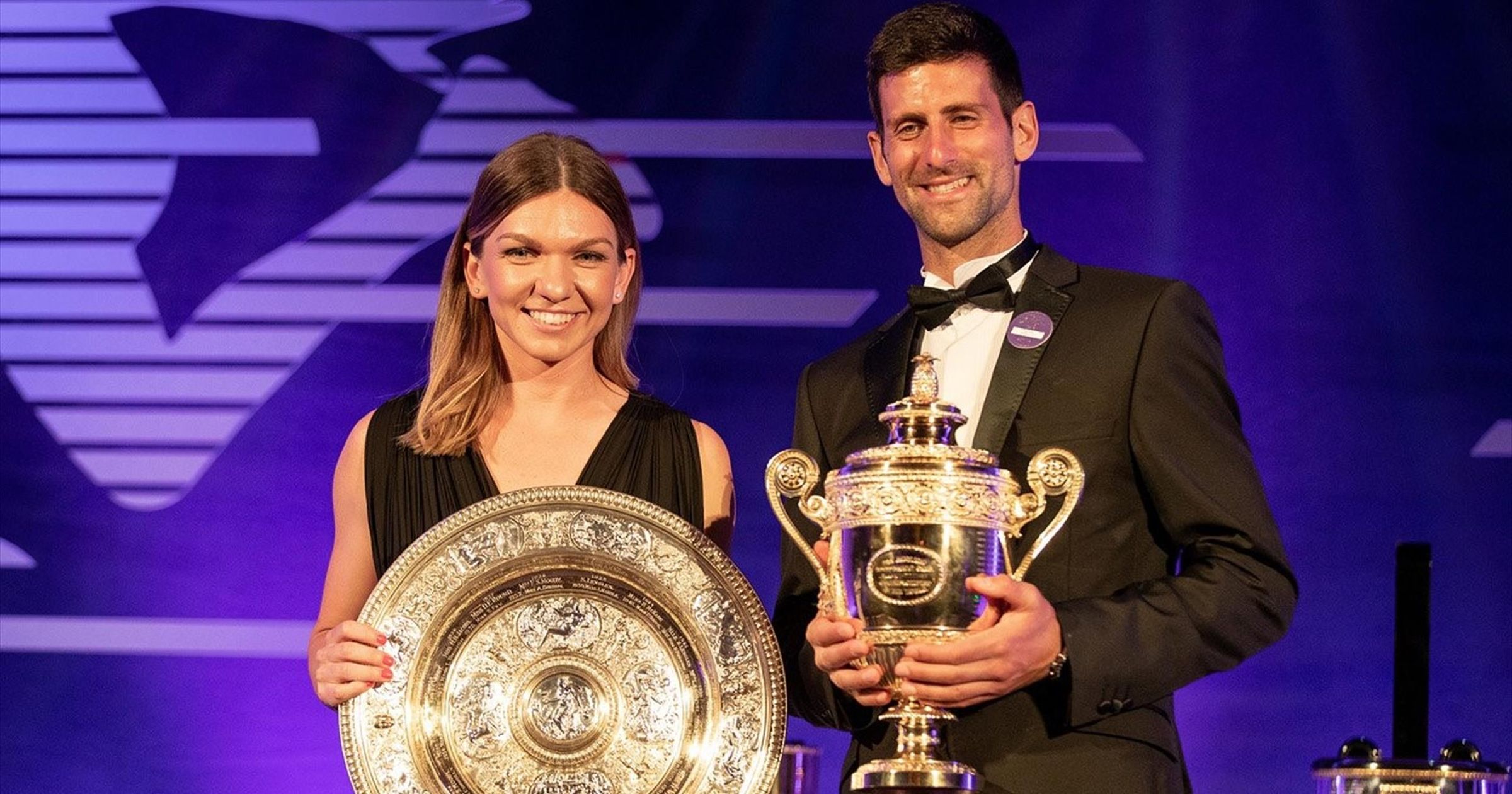 Simona Halep și Novak Djokovic, 
