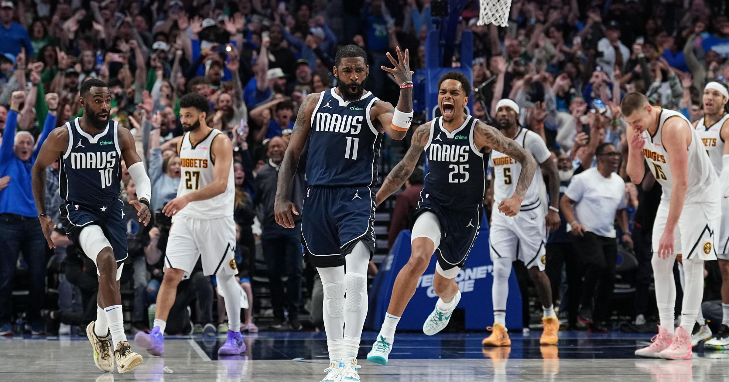 NBA Kyrie Irving hits buzzer beater in Dallas Mavericks win Victor Wembanyama dazzles against Brooklyn Nets Eurosport