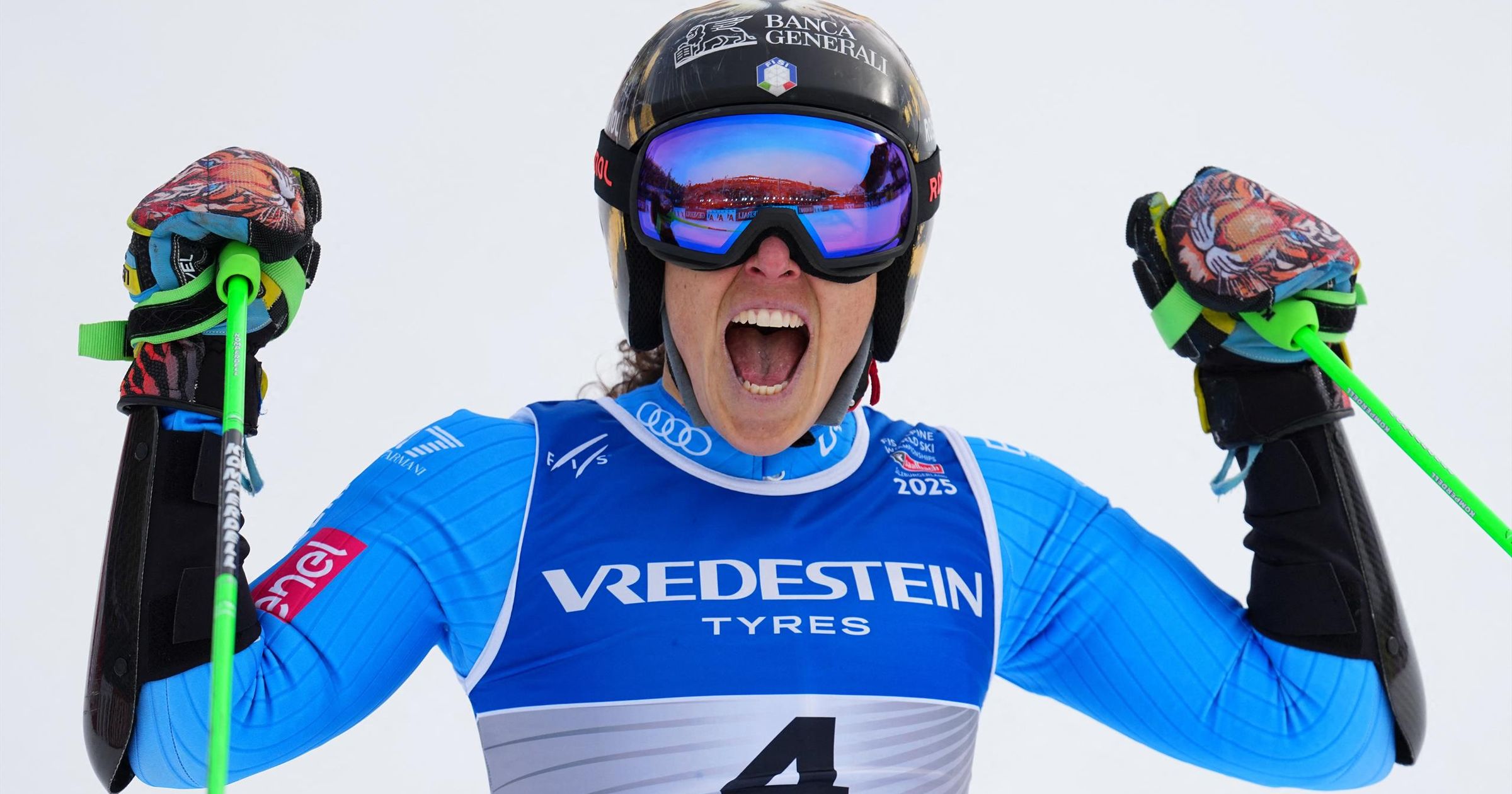 Brilliáns Brignone: mindkét futamot megnyerve lett világbajnok az olasz síző!