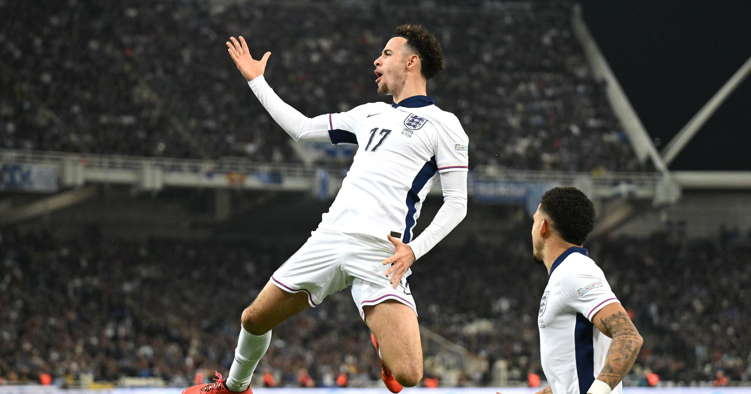 Greece 03 England Curtis Jones scores on debut as Three Lions win to move top of UEFA Nations