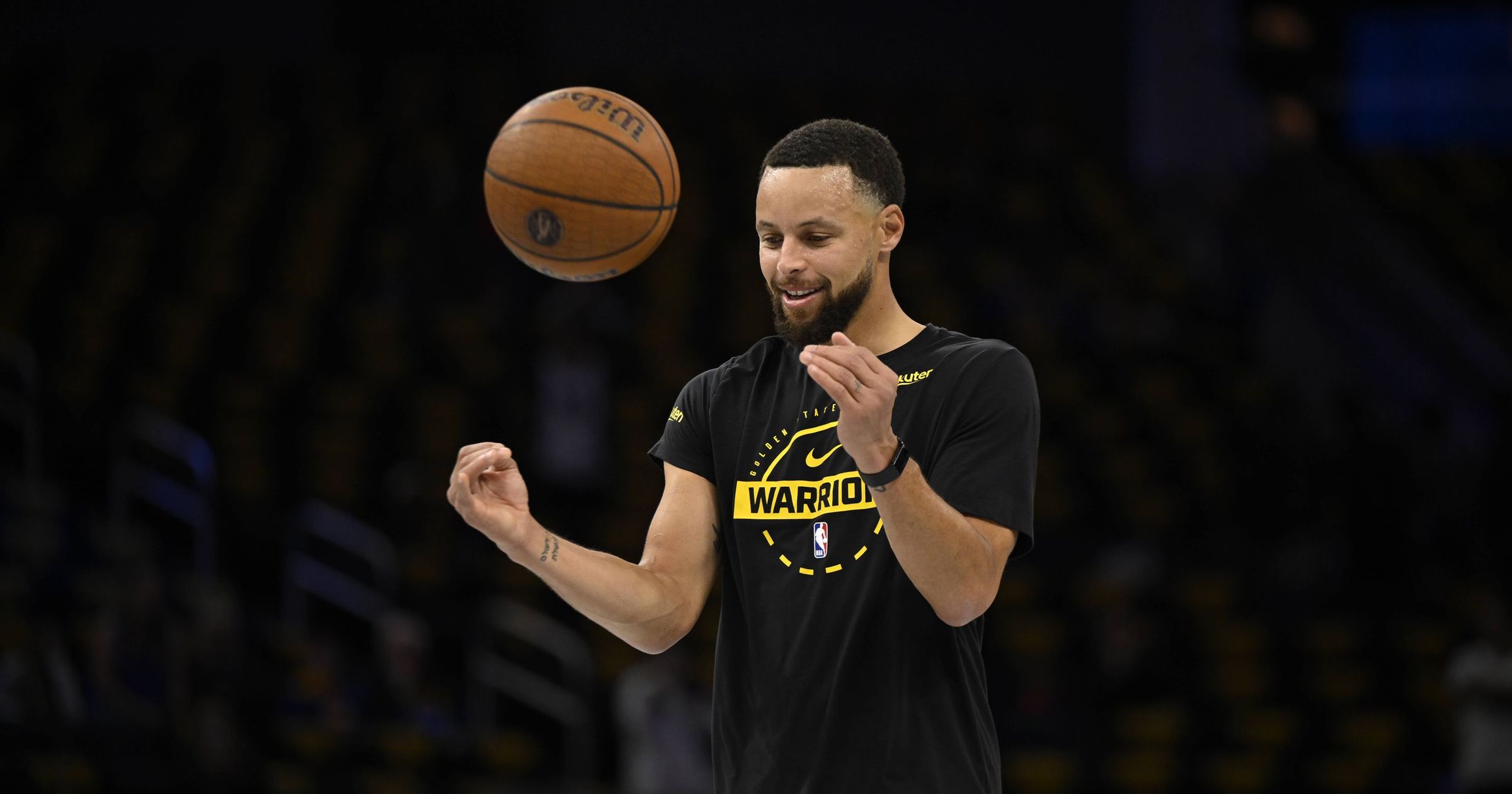 Stephen Curry: Insane Warm-Up Shot | Golden State Warriors