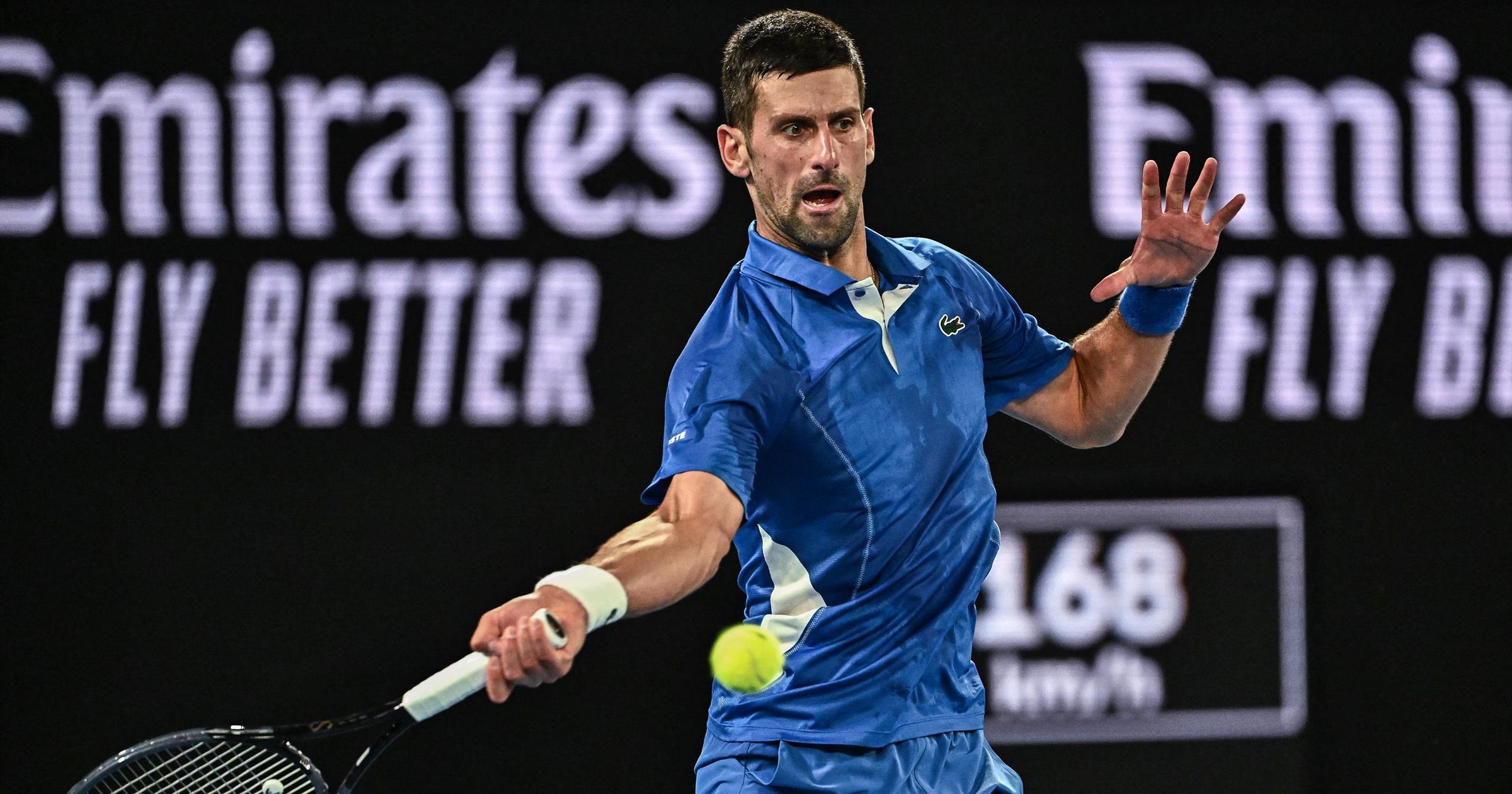 Open d'Australie 2024 | Novak Djokovic se qualifie pour les 8es en battant Tomas Martin Etcheverry en trois sets - Eurosport