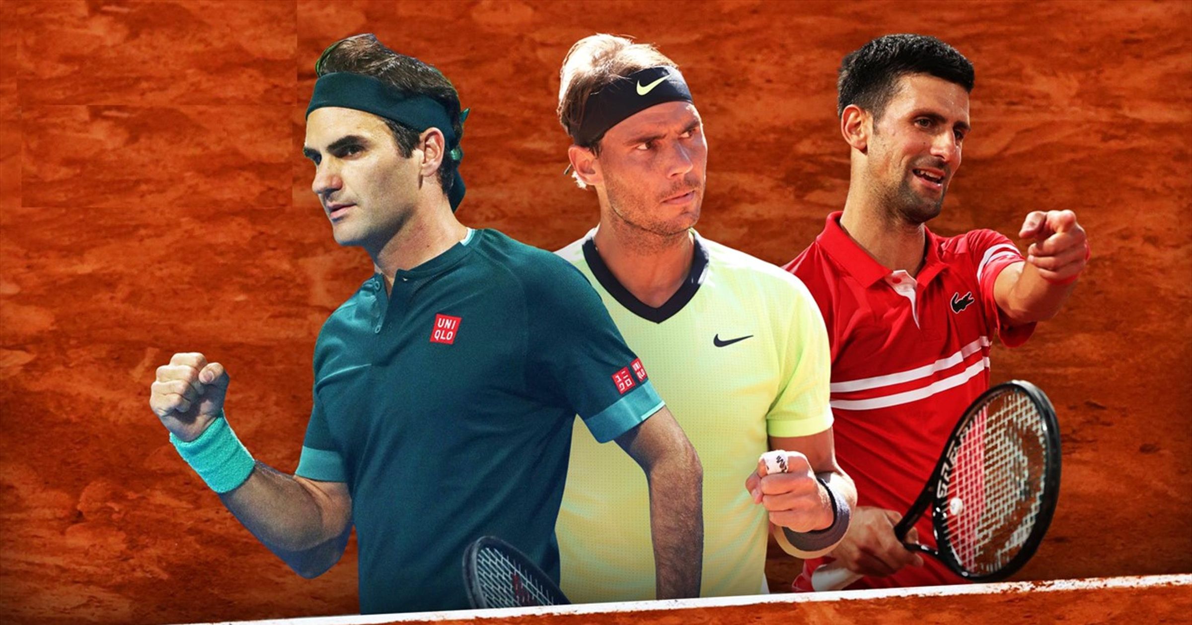 "Iconic" : Federer, Nadal et Djokovic vus par la photographe Corinne Dubreuil thumbnail