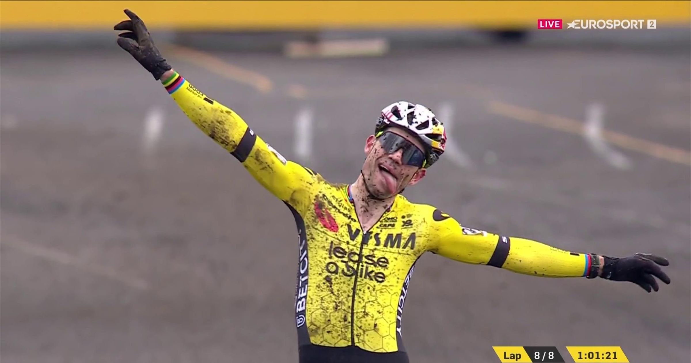 Superprestige - Gullegem - Van Aert tient enfin sa victoire : revivez la fin de la course à Gullegem - Vidéo Cyclo-cross - Eurosport