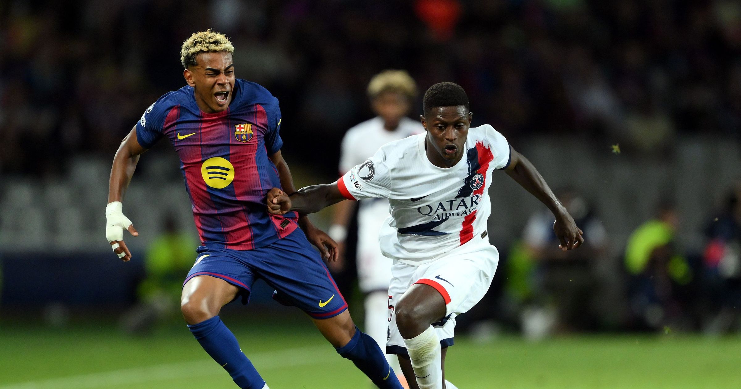 FC Barcelone - Paris - Les notes du PSG : Le monstre Nuno Mendes, la ...