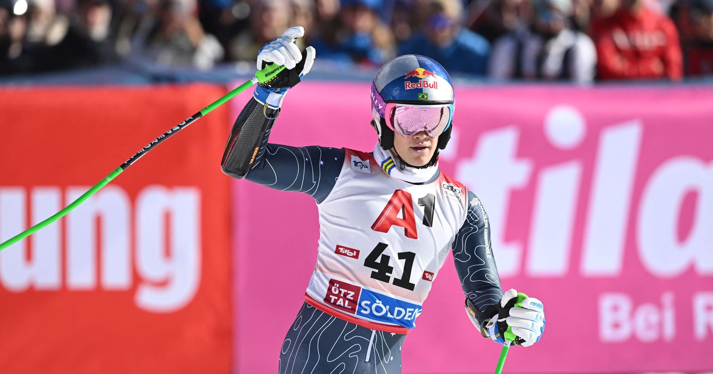 Samba de Sölden - óriási menettel került dobogóközelbe Lucas Pinheiro Braathen!