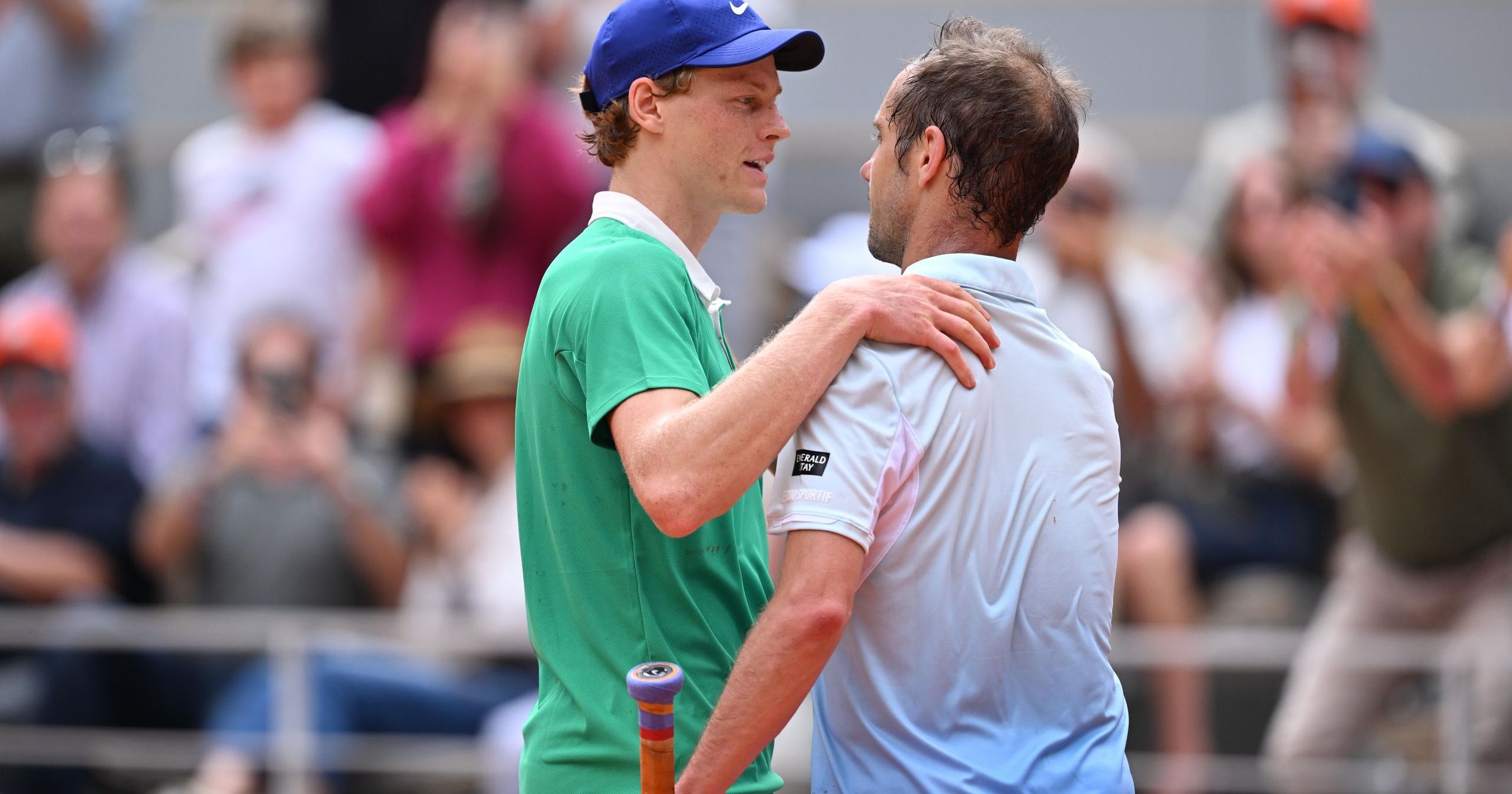 Sinner búcsúztatta a visszavonuló Gasquet-t; Djokovicot ápolni kellett, de nem kényszerült túlórára