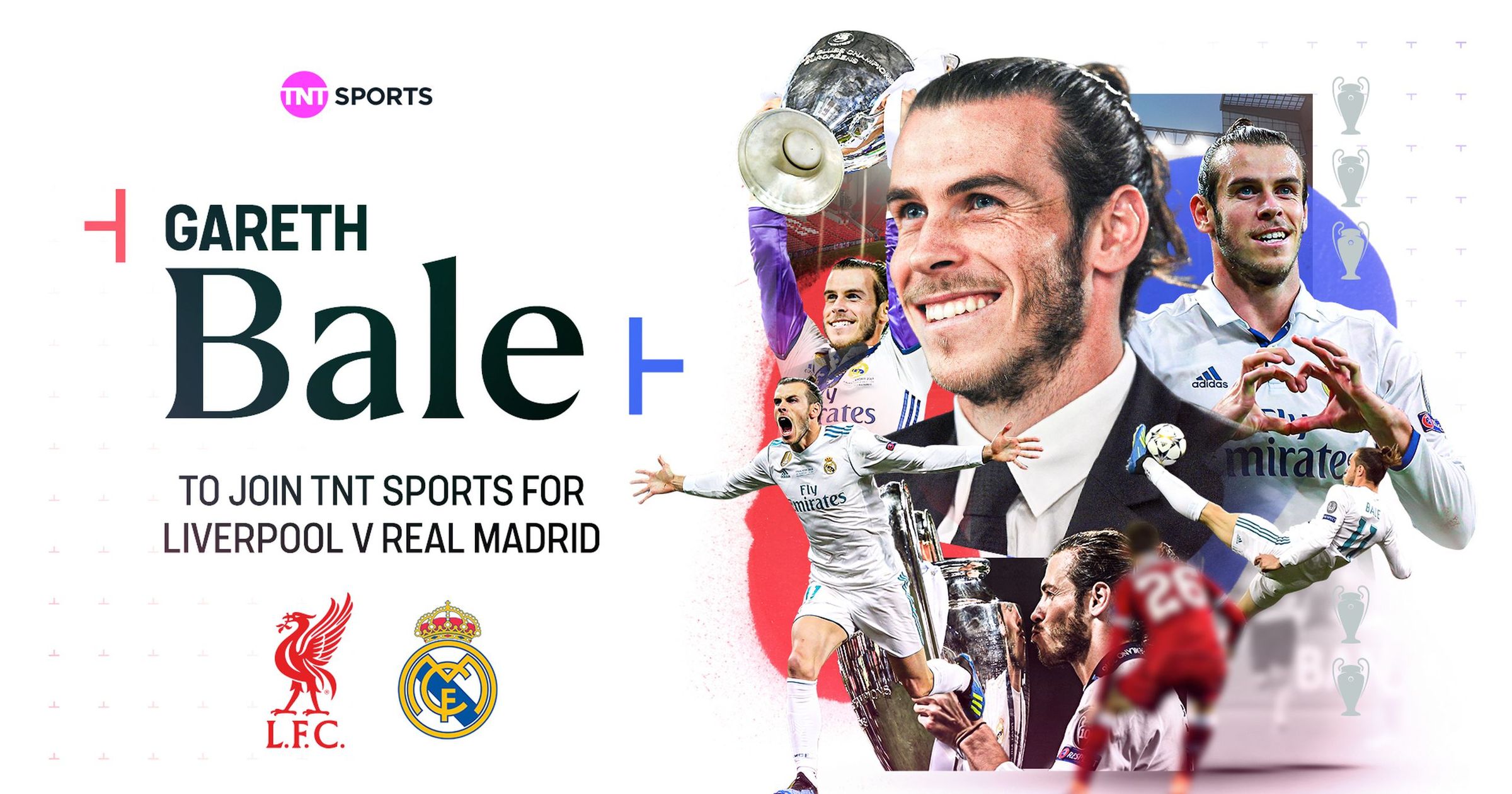 Bale to join TNT Sports team for Liverpool v Real Madrid in UEFA Champions League