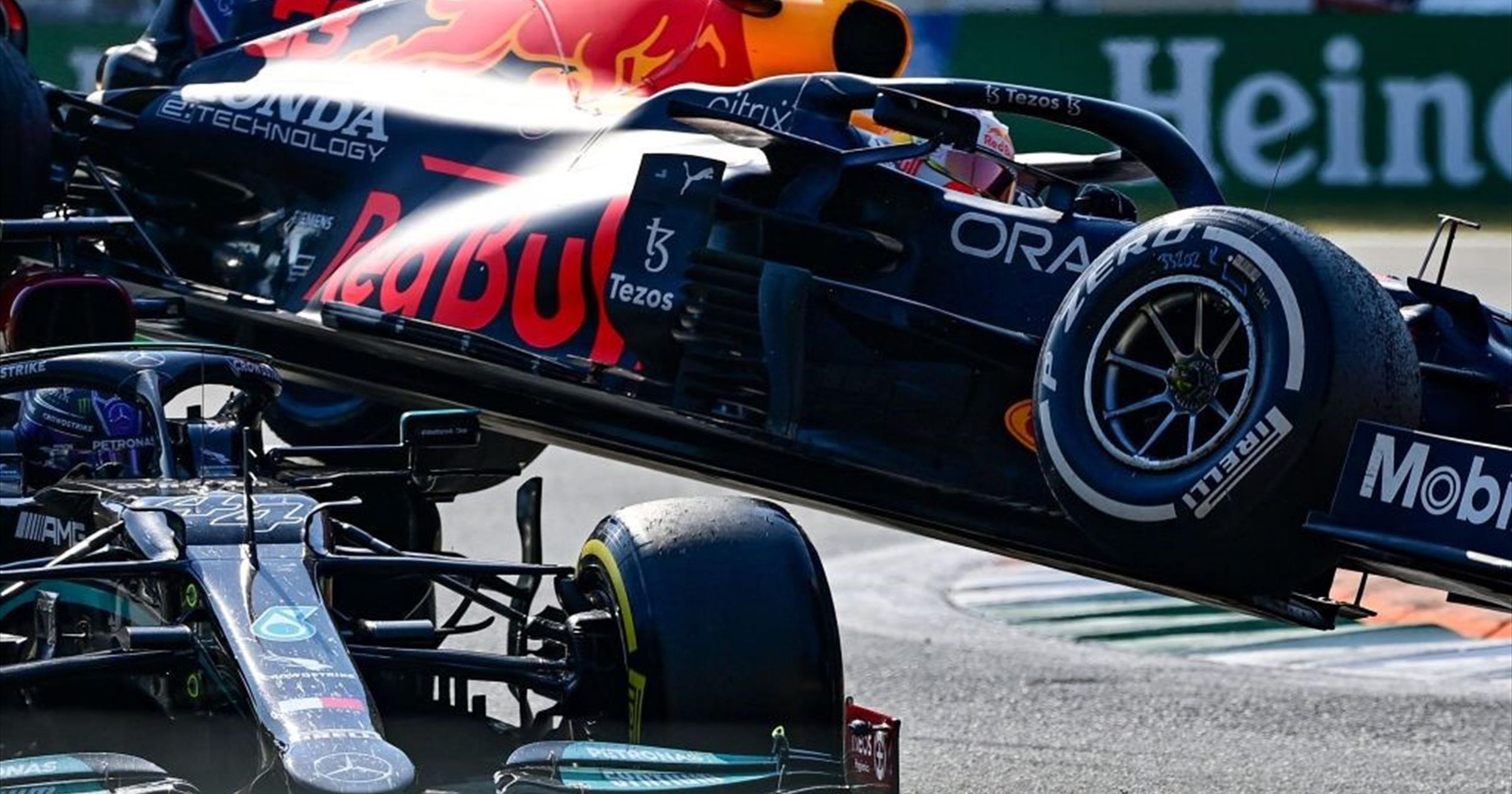 Grand Prix d Italie Lewis Hamilton Mercedes Max Verstappen Red Bull la dangereuse escalade Eurosport