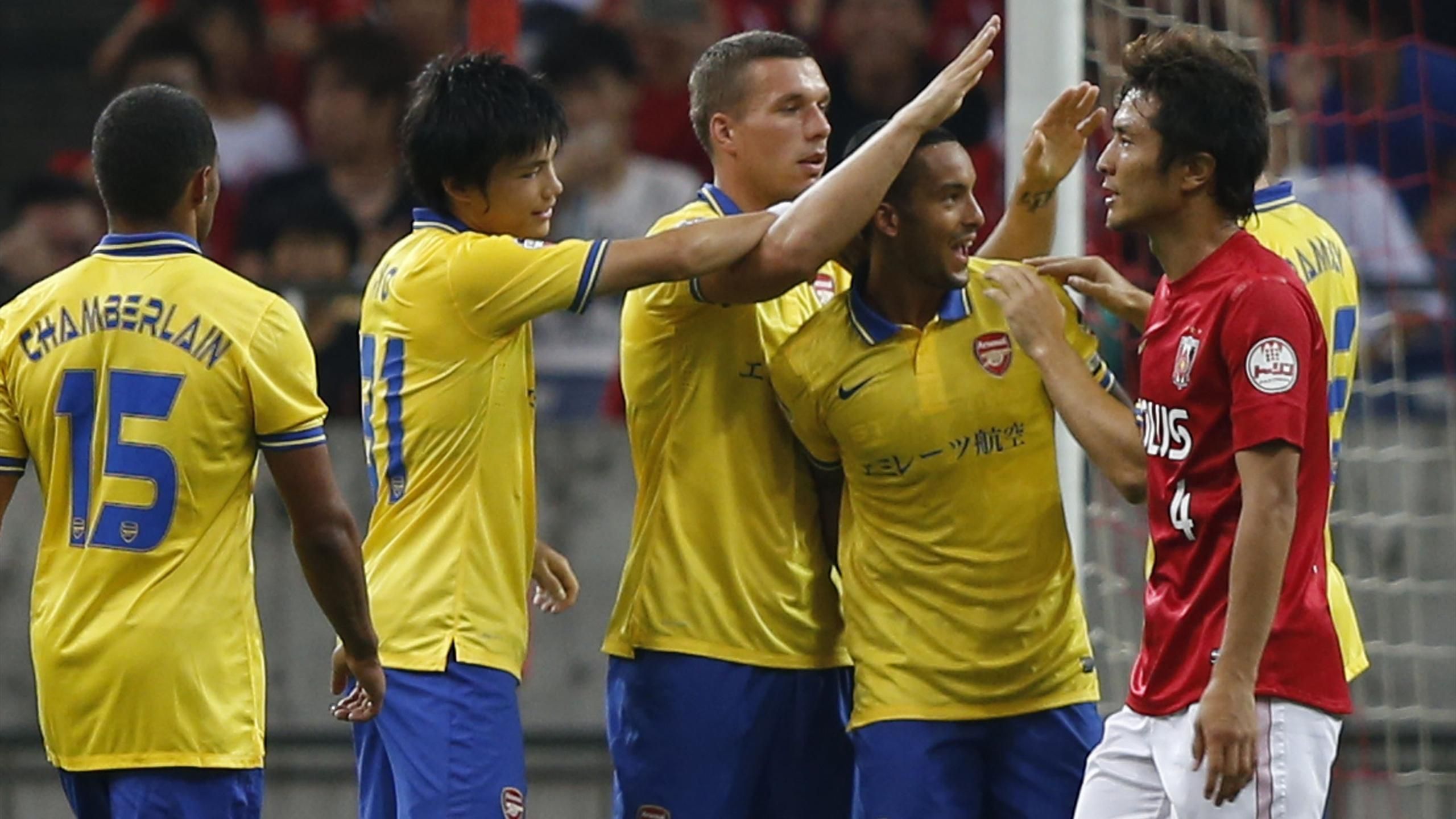 Akpom Strike Hands Arsenal Narrow Win In Japan Eurosport