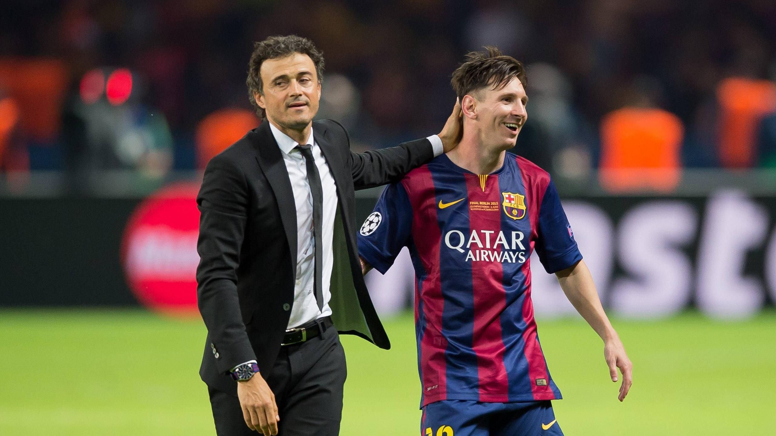 Lionel Messi Luis Enrique Sieht Barca Verbleib Kritisch Eurosport