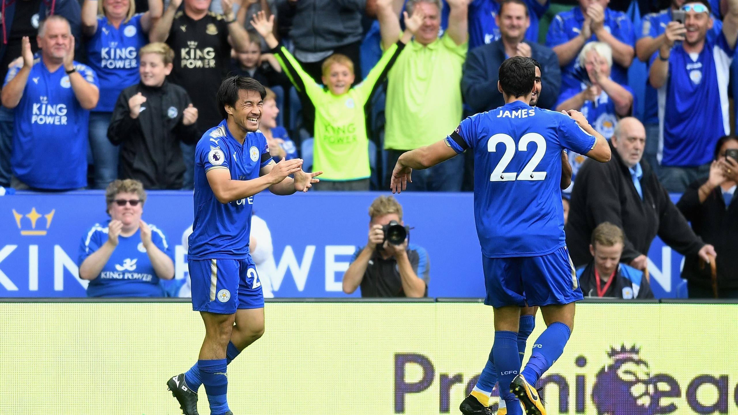 Okazaki Strikes Early As Leicester Down Brighton Eurosport