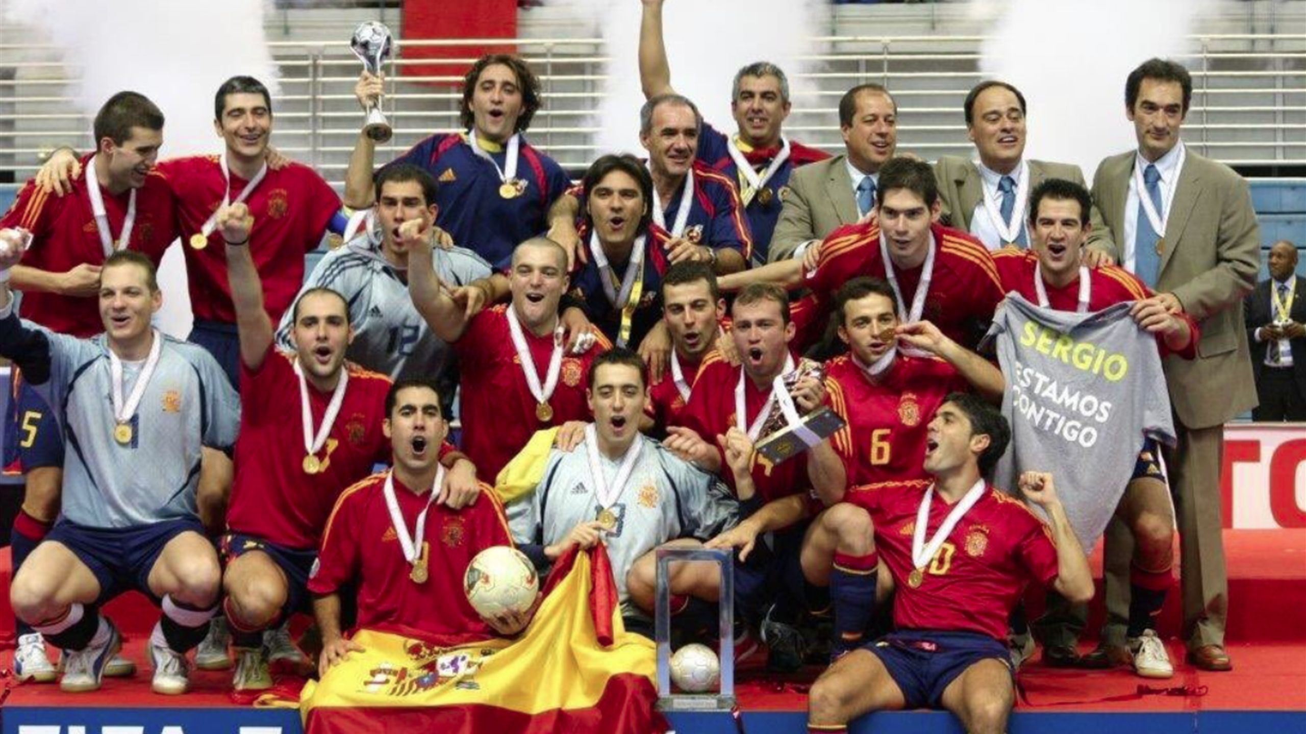 Fútbol Trece años del segundo Mundial que ganó lo recuerdan sus - Eurosport