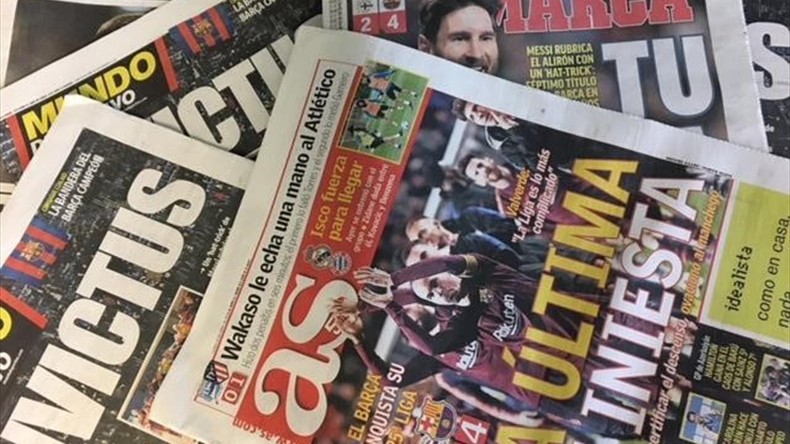 The Messi Era Barcelona Lauded After Seventh Title Win In 10 Years Eurosport