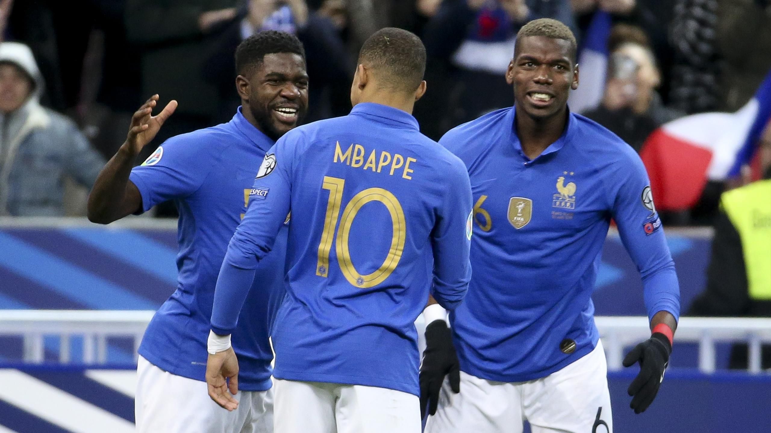 Football News France Hit Four Against Iceland To Top Group H Eurosport