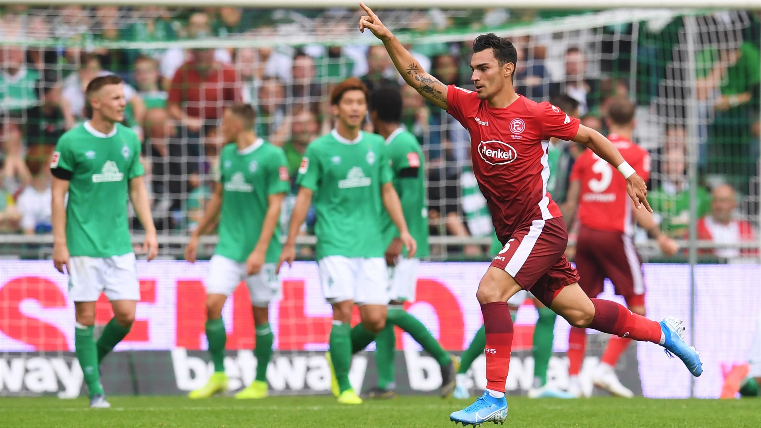 Sv Werder Bremen Fortuna Dusseldorf Spielbericht F95 Uberrascht Im Weserstadion Eurosport