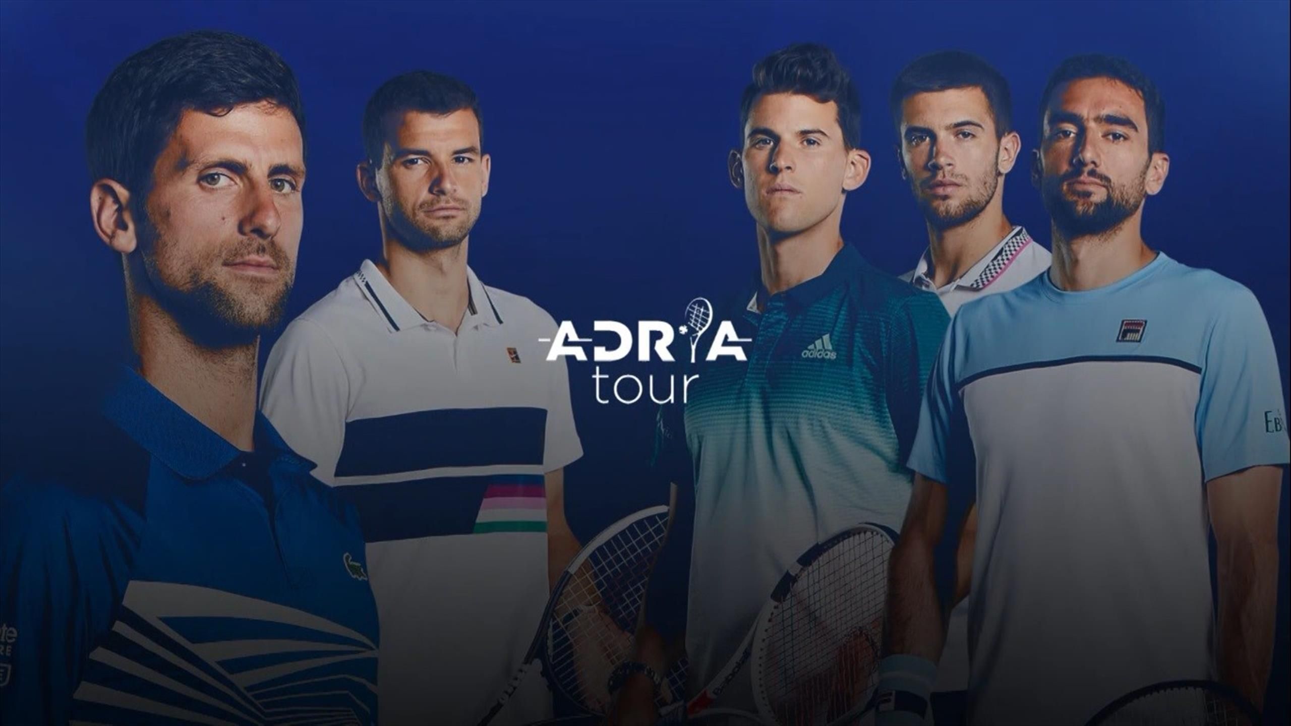🎾📺 Sigue el Adria Tour Djokovic, Thiem y Dimitrov Eurosport 2 y Player -