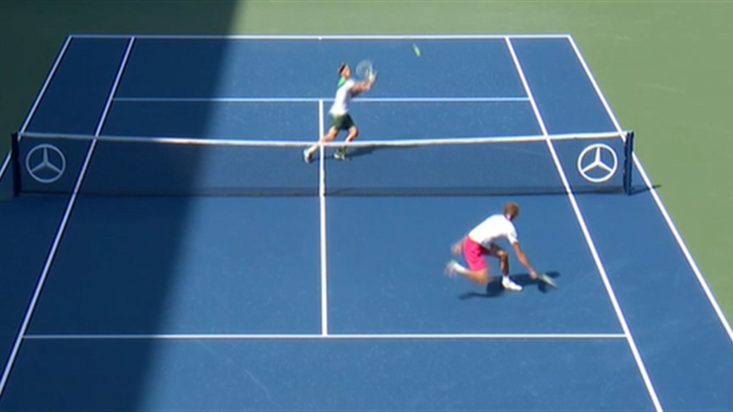 Starker Ballwechsel Zverev Davidovich Fokina Am Netz Tennis Video Eurosport