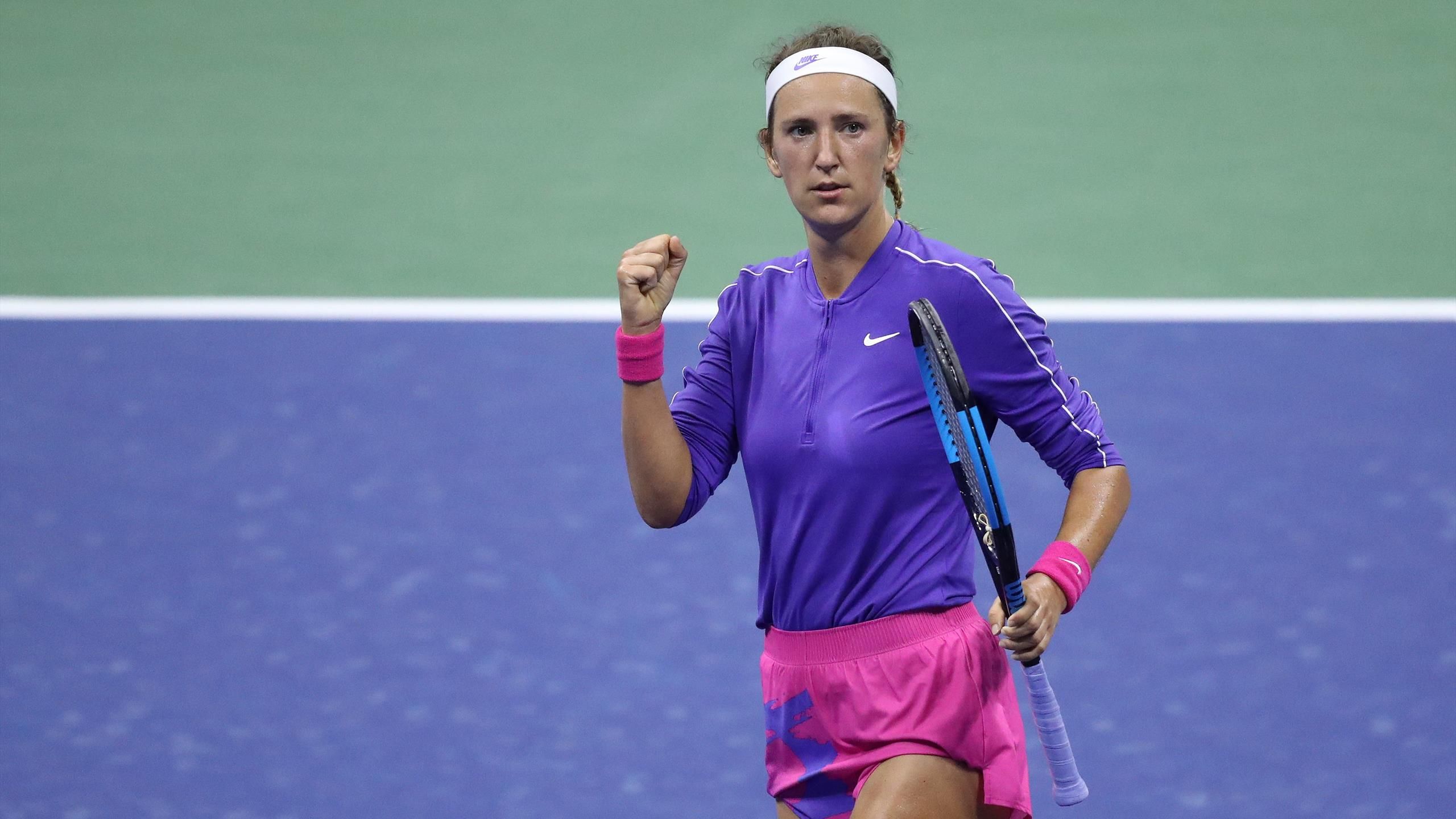 Us Open Victoria Azarenka Lasst Elise Mertens Im Viertelfinale Keine Chance Eurosport