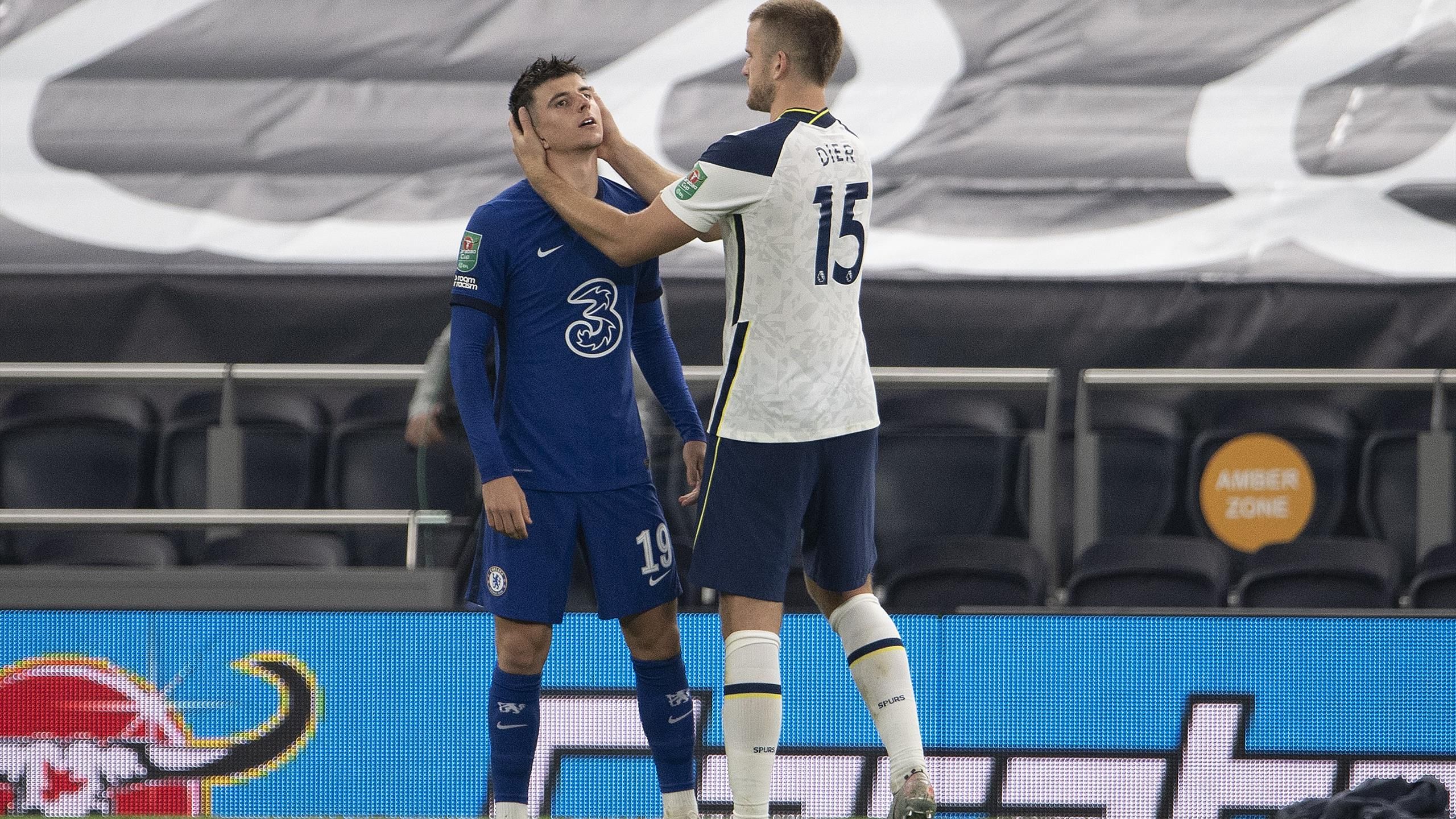 Eric Dier Caught Short Gareth Bale Excited That Carabao Really Is Something The Warm Up Eurosport