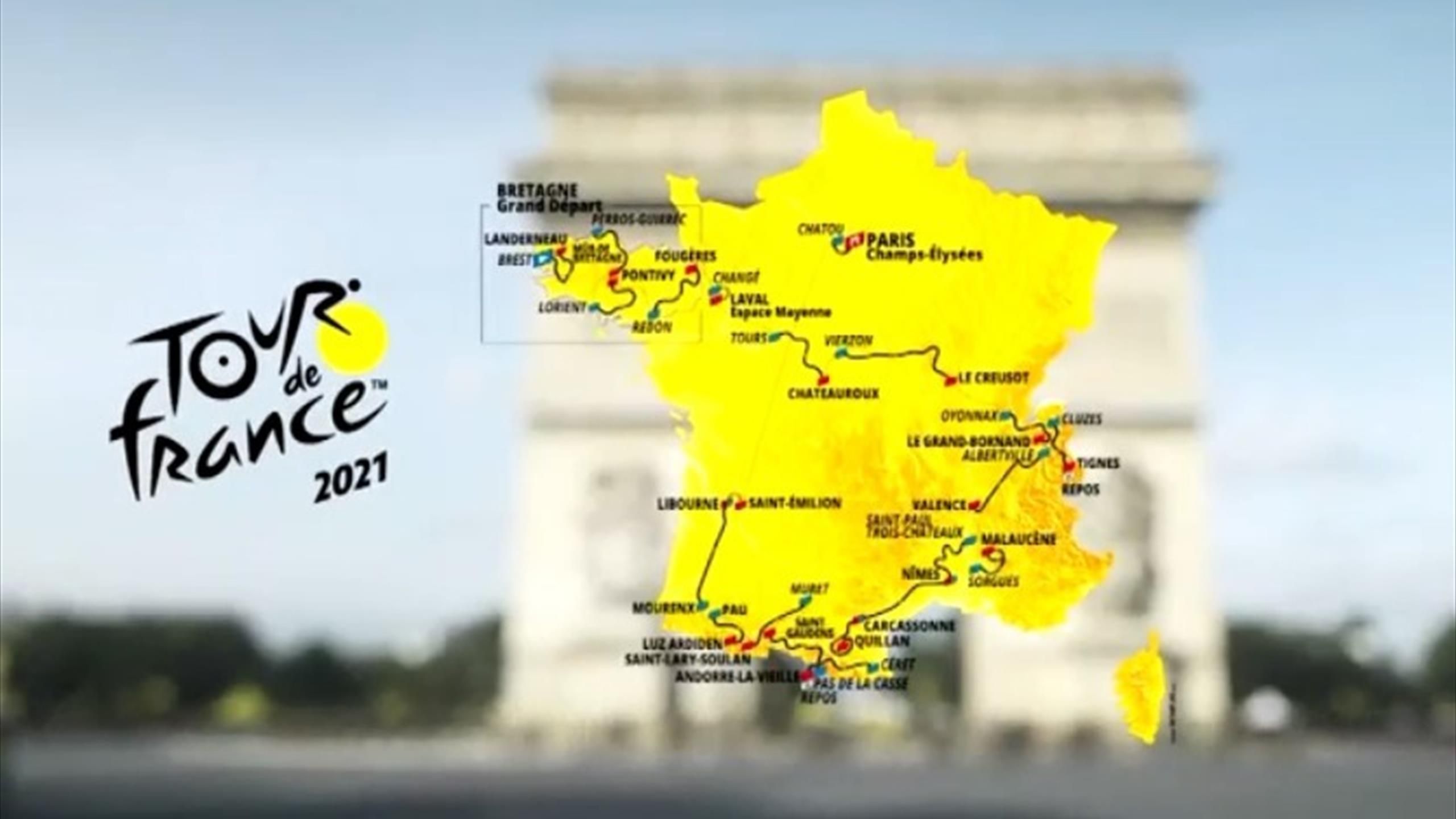 Tour De France 2021 Die Strecke Und Alle 21 Etappenprofile Im Video Radsport Video Eurosport
