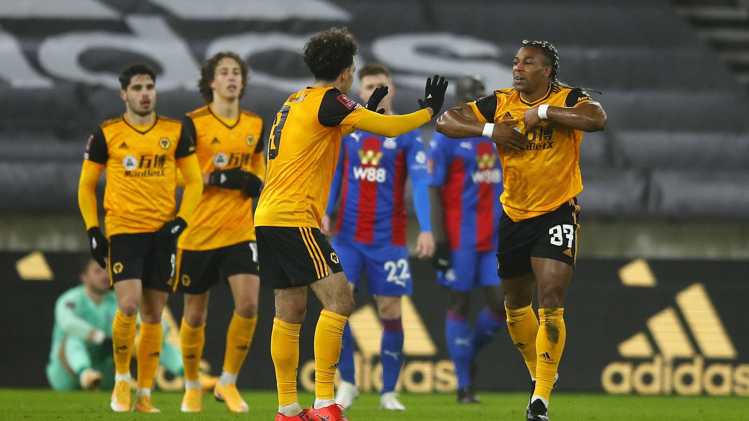Adama Traore On Target As Wolves Book Fa Cup Fourth Round Place With Narrow Crystal Palace Win Eurosport