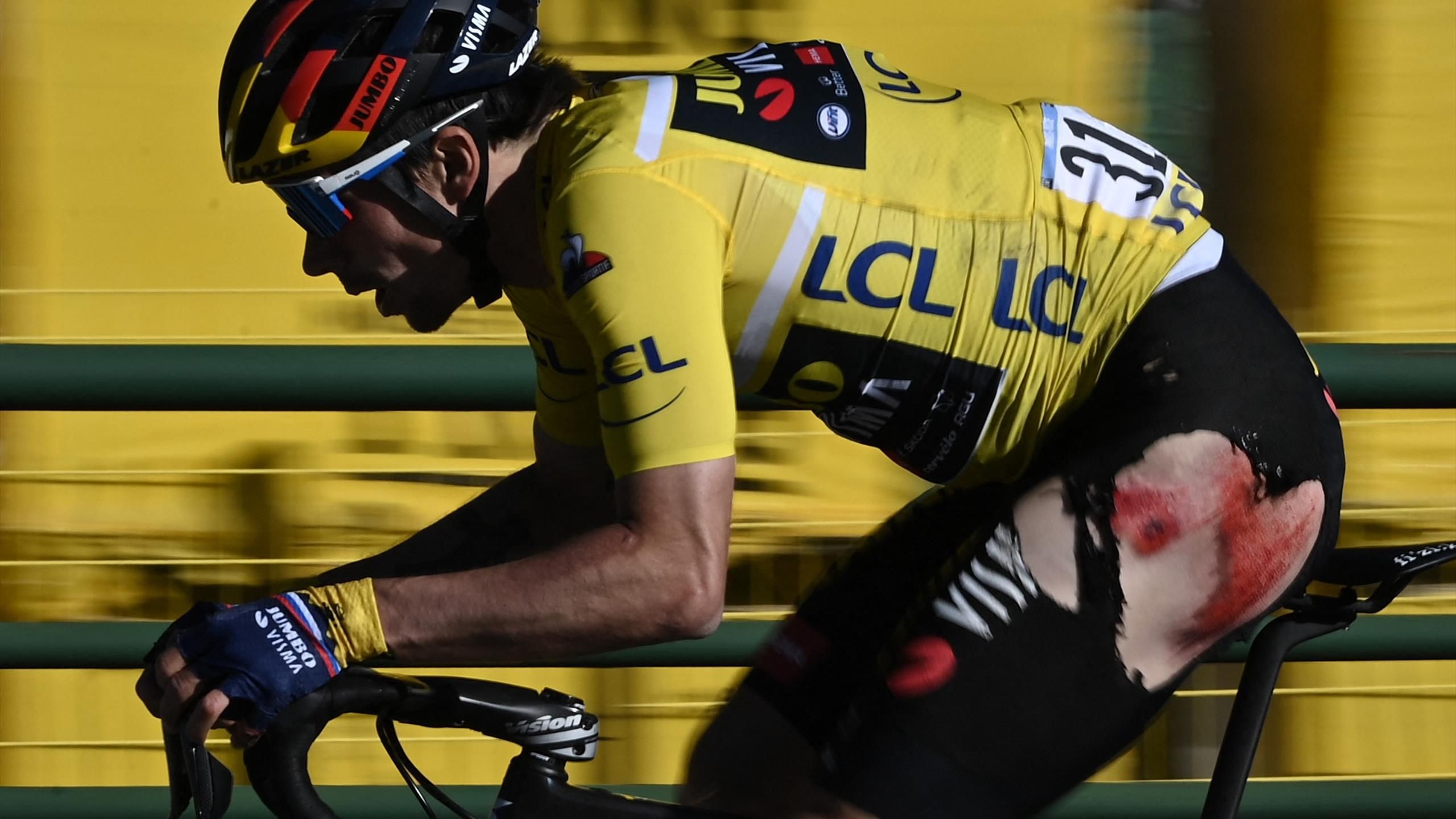 Paris Nizza Primoz Roglic Mit Verzweifelter Solo Verfolgungsjagd Im Gelben Trikot Radsport Video Eurosport