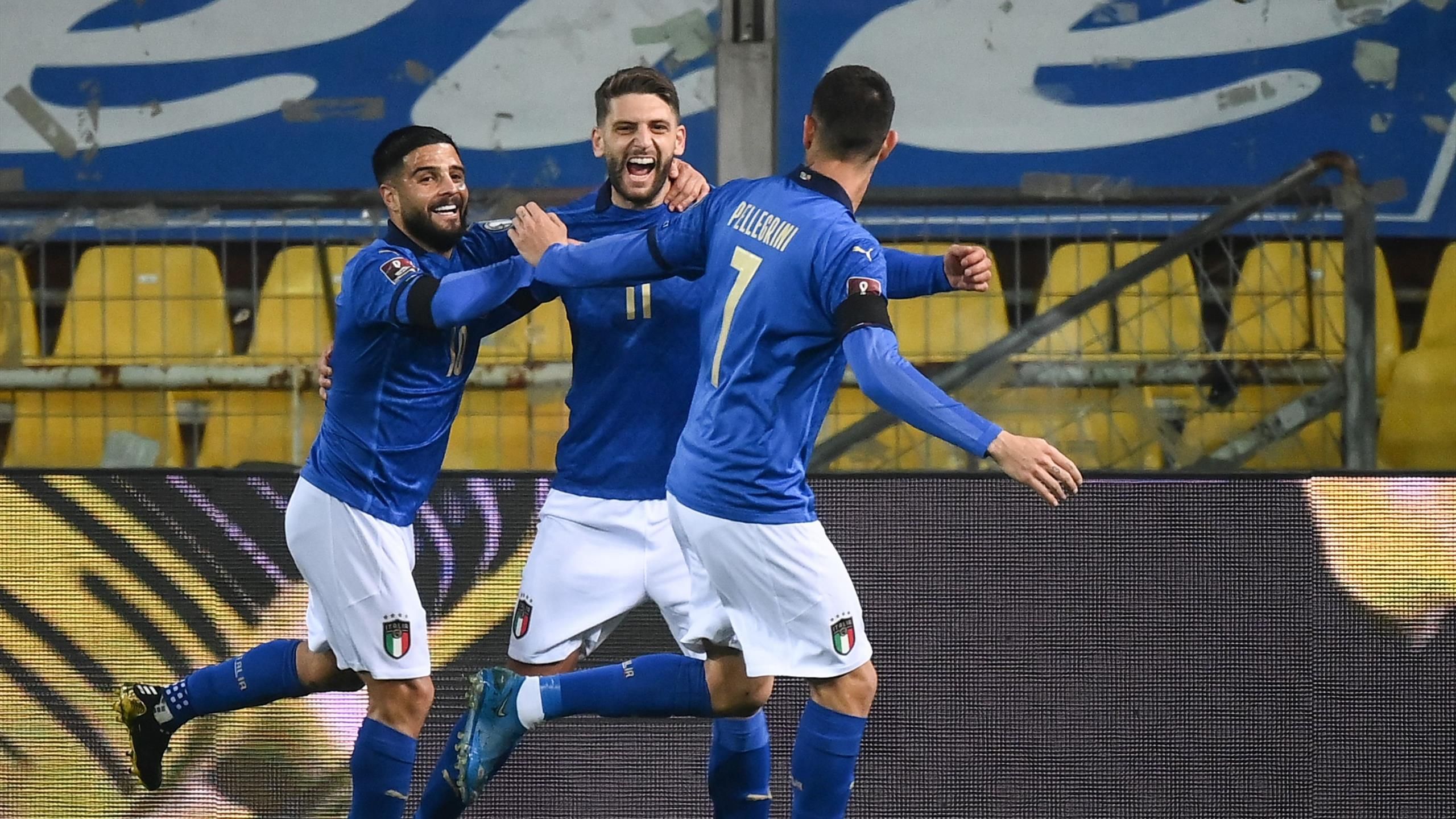 World Cup Qualifying Result Domenico Berardi On Target As Italy Cruise Past Northern Ireland Eurosport