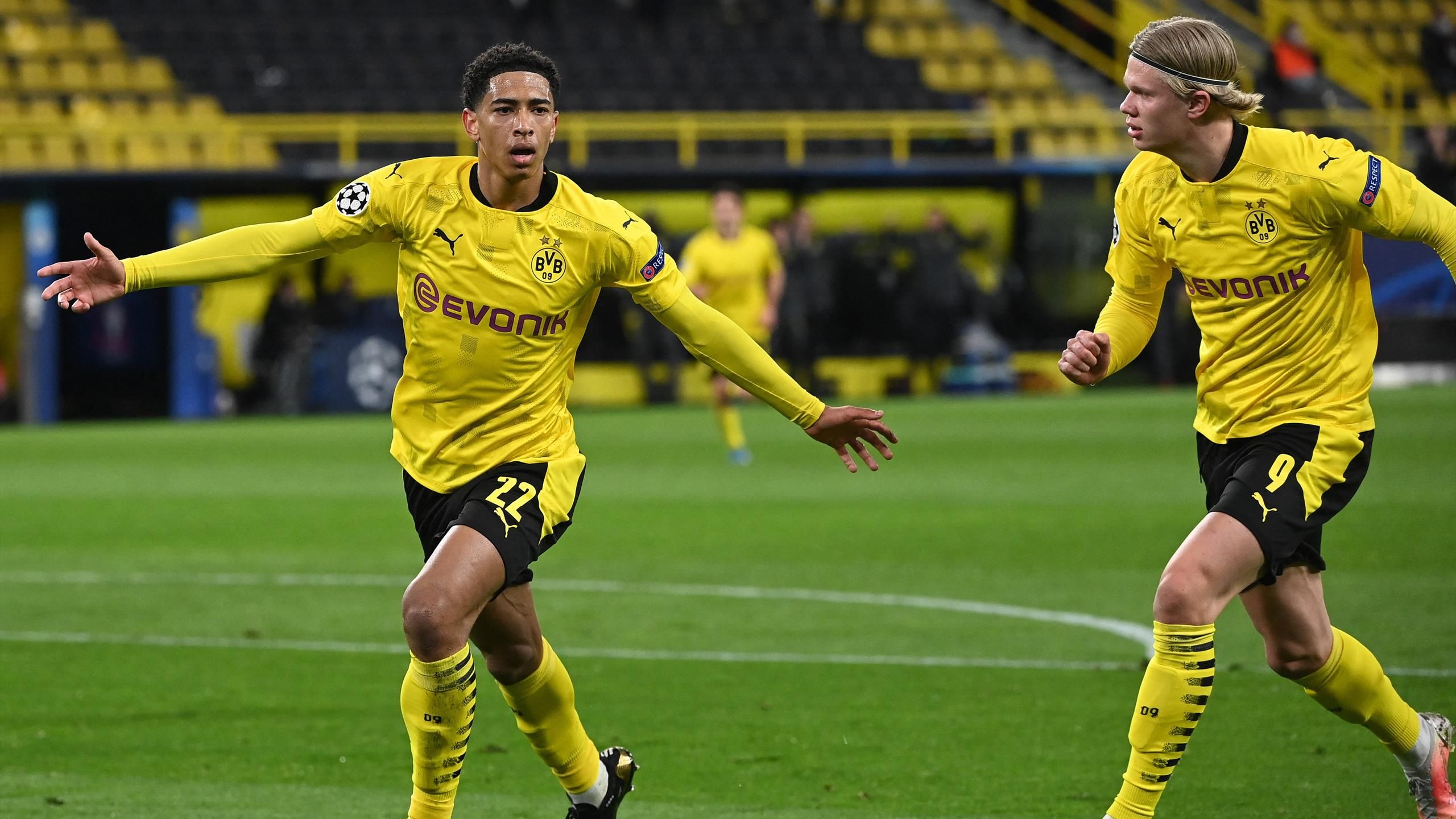 Borussia Dortmund Vs Mancity Jude Bellingham Jungster Torschutze Der Bvb Vereinsgeschichte Eurosport