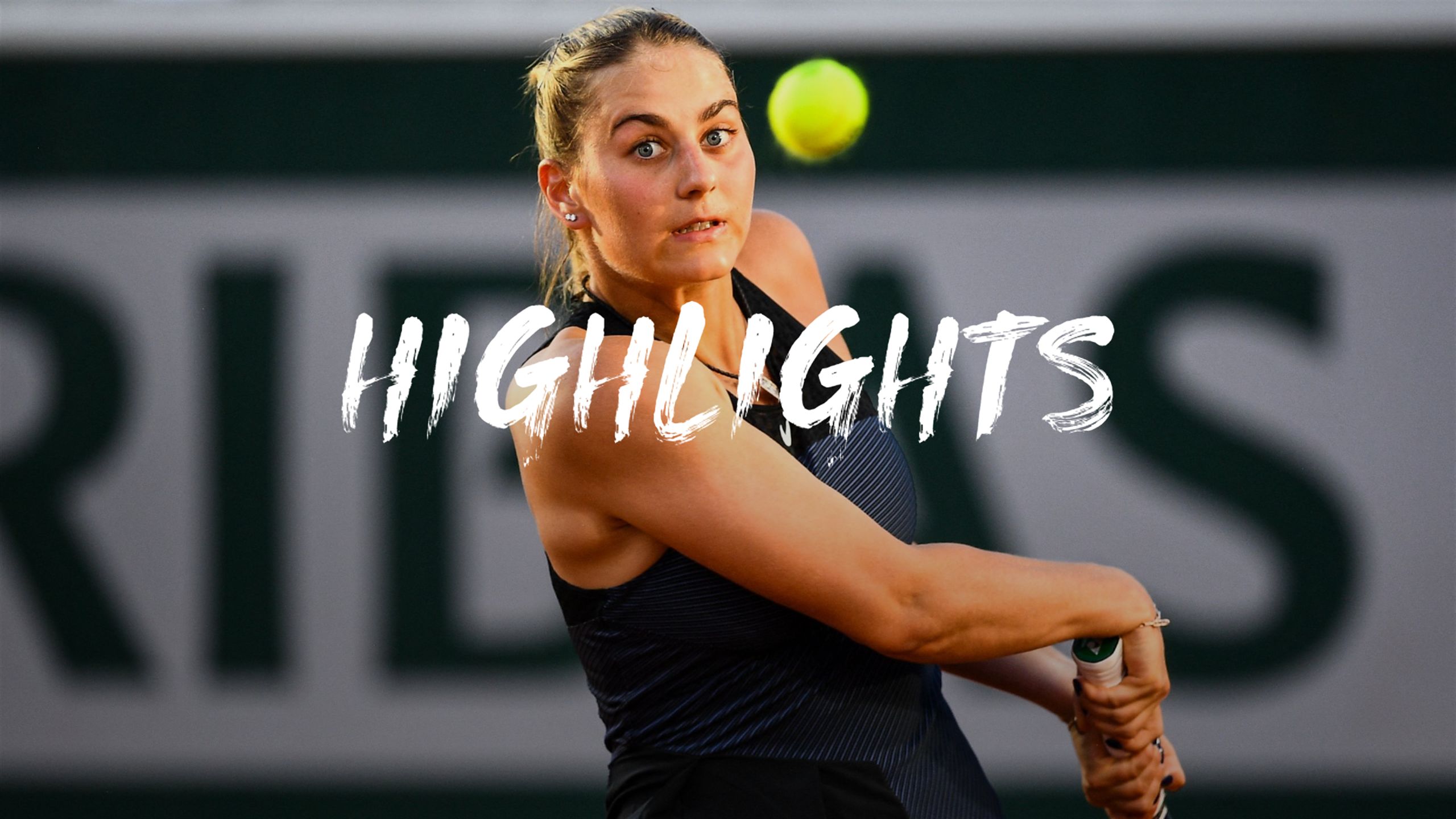 French Open 2021 Garbine Muguruza Marta Kostyuk 1 Runde Damen Einzel Highlights Tennis Video Eurosport