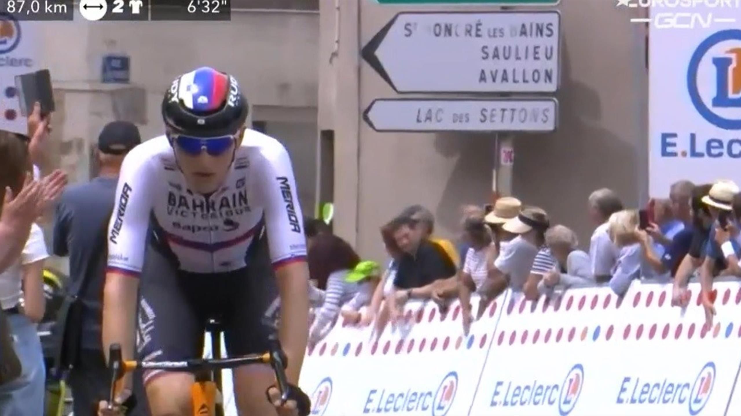 Ciclismo Tour De France 2021 Mohoric Prende E Se Ne Va L Attacco Decisivo Ai 87 Km Dal Traguardo Ciclismo Video Eurosport