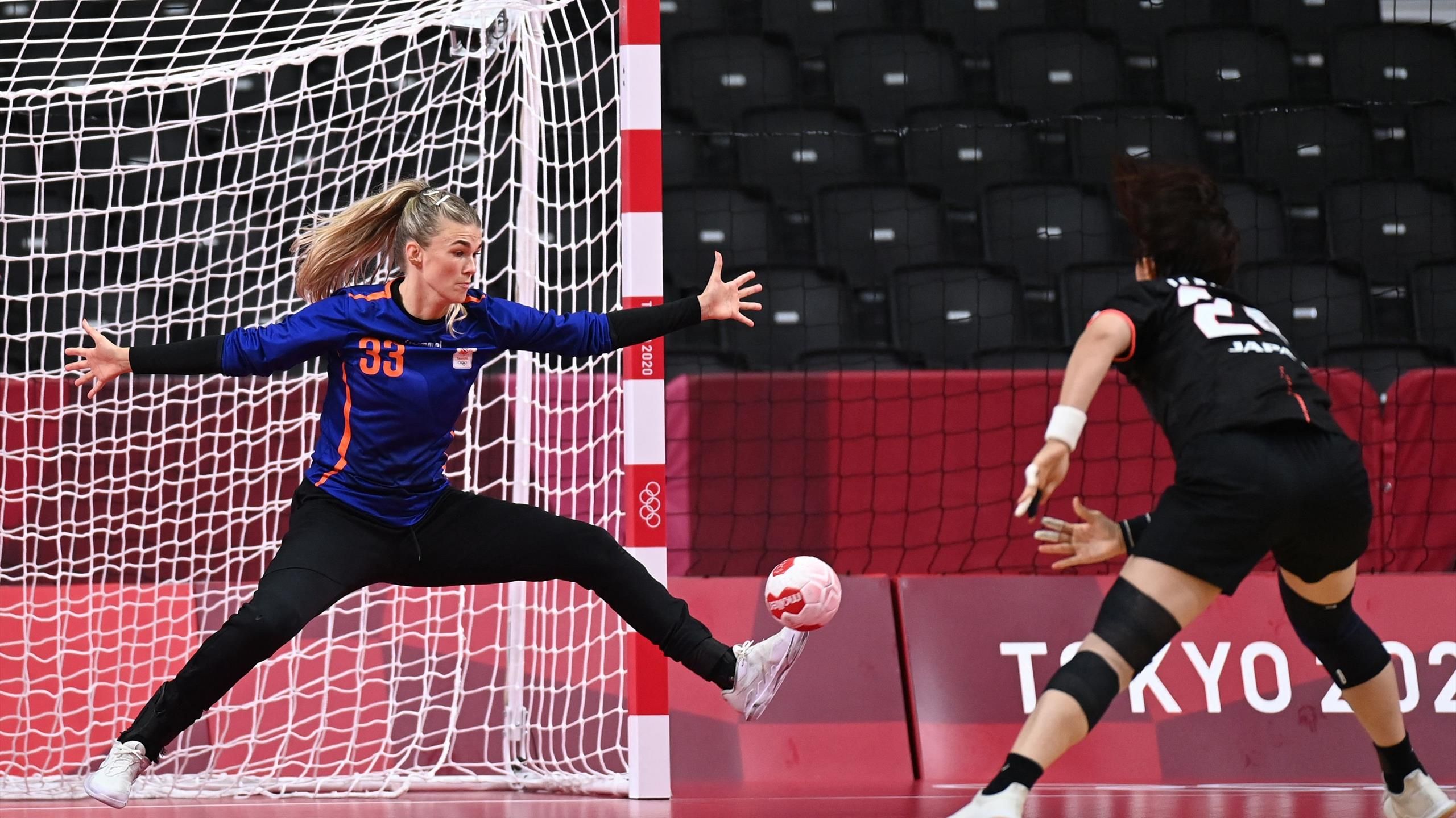 Tokyo 2020 Handbalsters Beginnen Met Klinkende Zege Op Japan Aan Olympische Spelen Eurosport