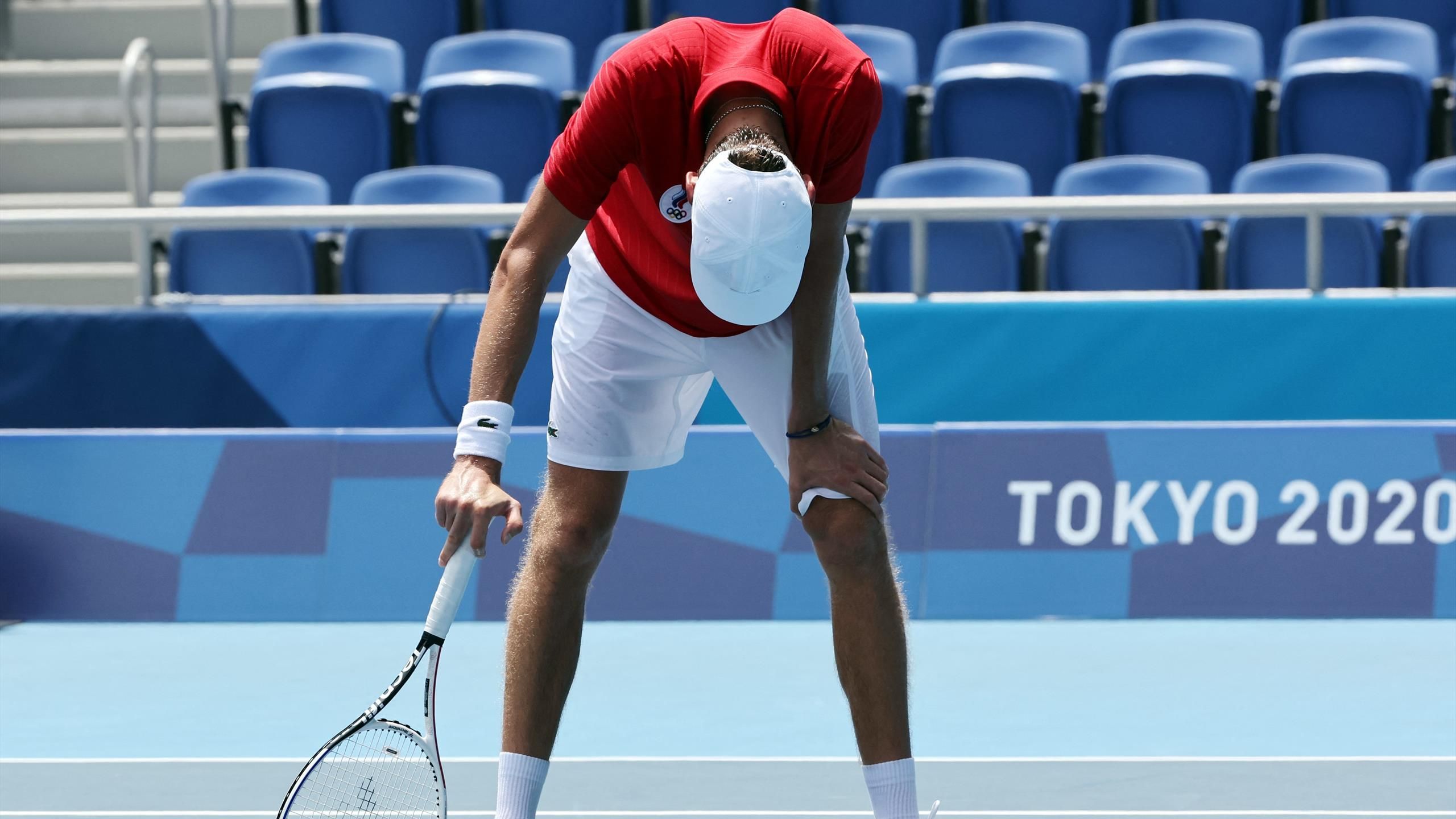 Olympia 2021 Daniil Medvedev Sorgt Im Match Gegen Fabio Fognini Fur Aufsehen Ich Kann Sterben Tennis Video Eurosport