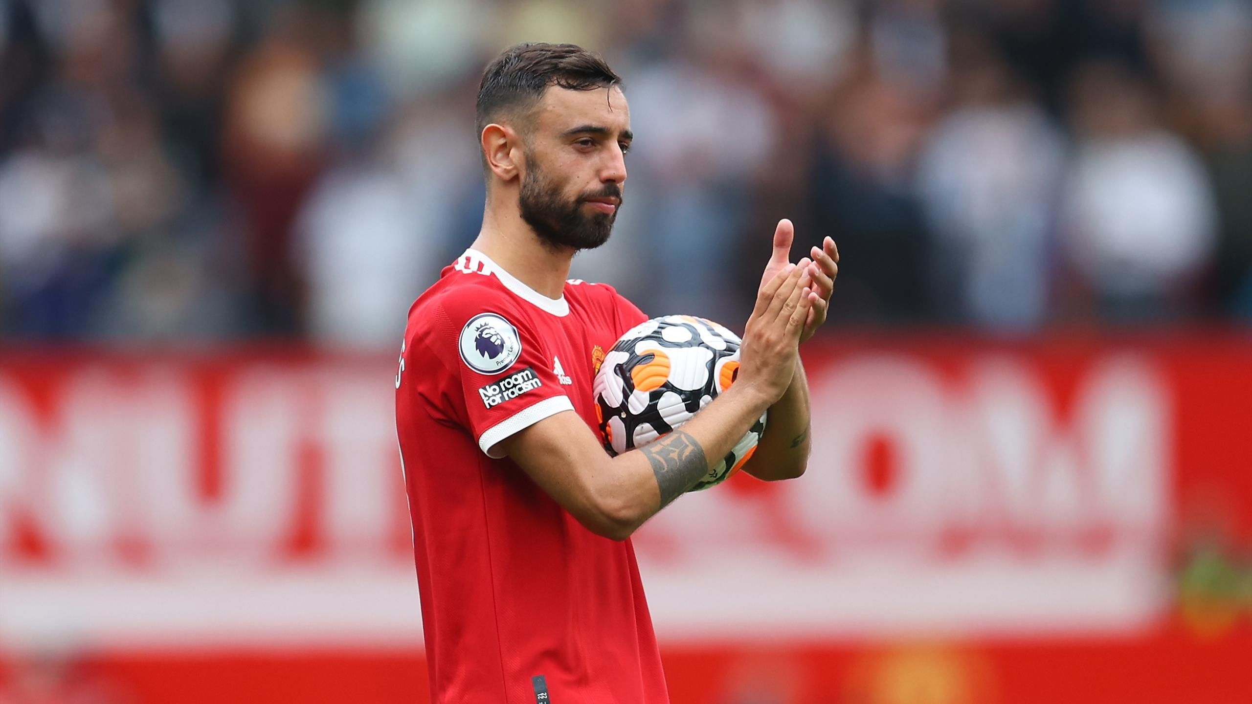 ‘He’s a risk taker’ - Manchester United boss Ole Gunnar Solskjaer praises Bruno Fernandes after hat-trick against Leeds