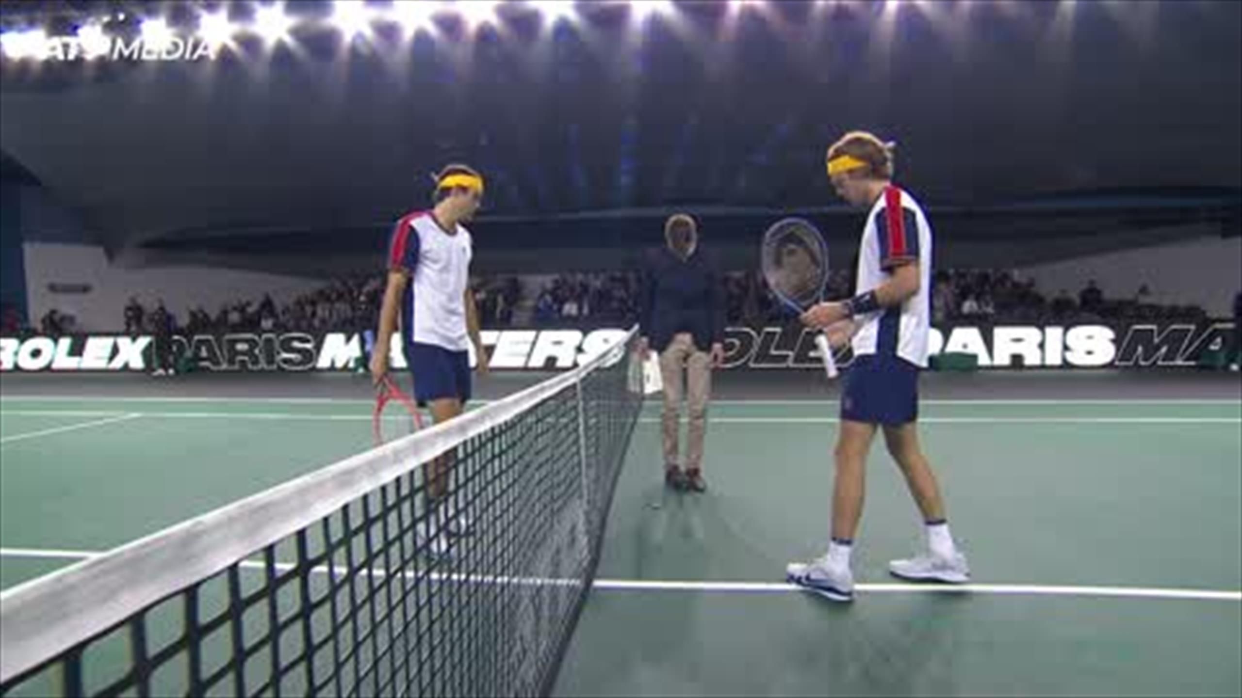 Taylor Fritz stuns fifth seed Andrey Rublev at Paris Masters to set up  Cameron Norrie meeting