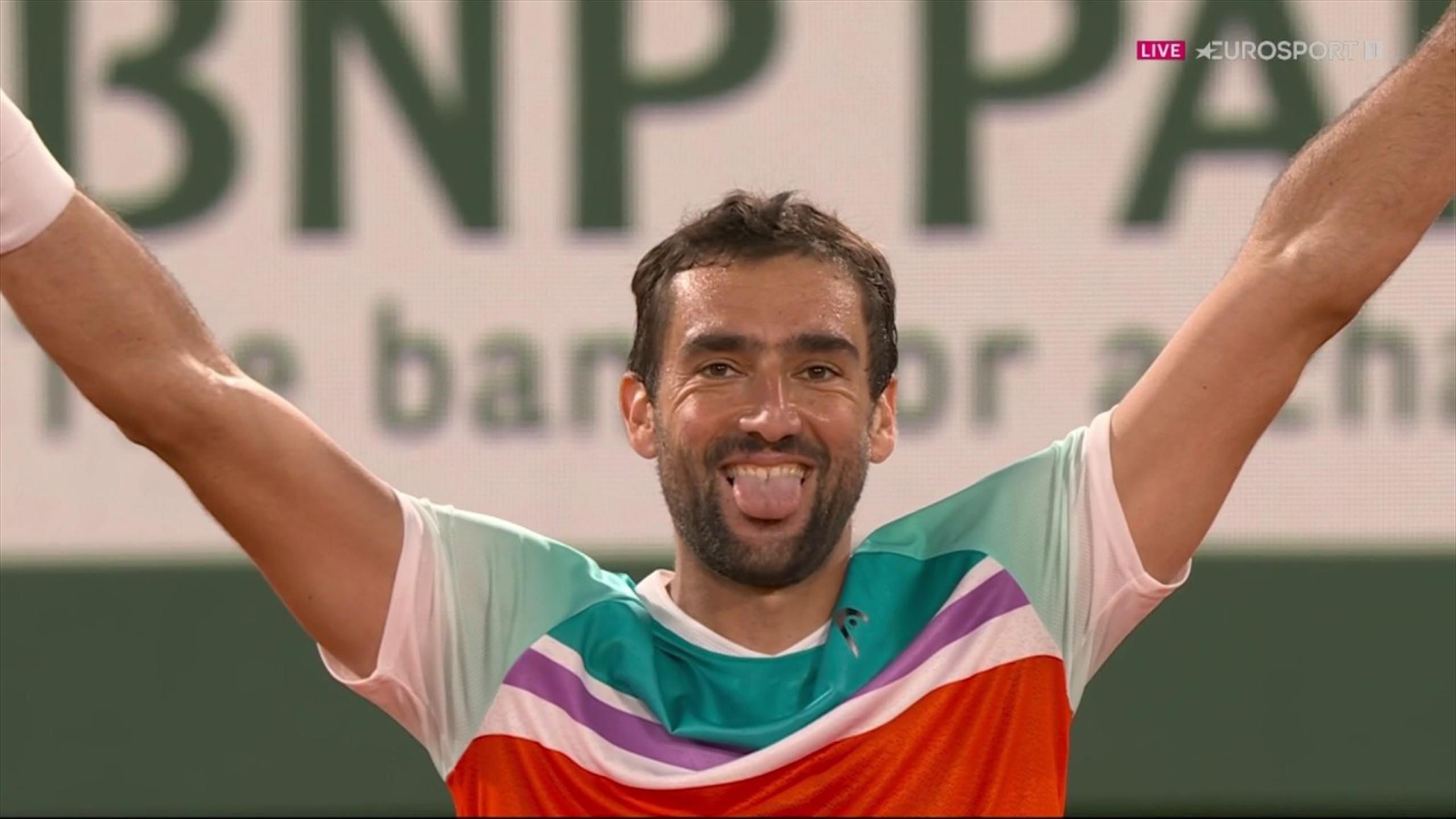 French Open 2022 What a performance! - Marin Cilic seals incredible win over Daniil Medvedev - Tennis video