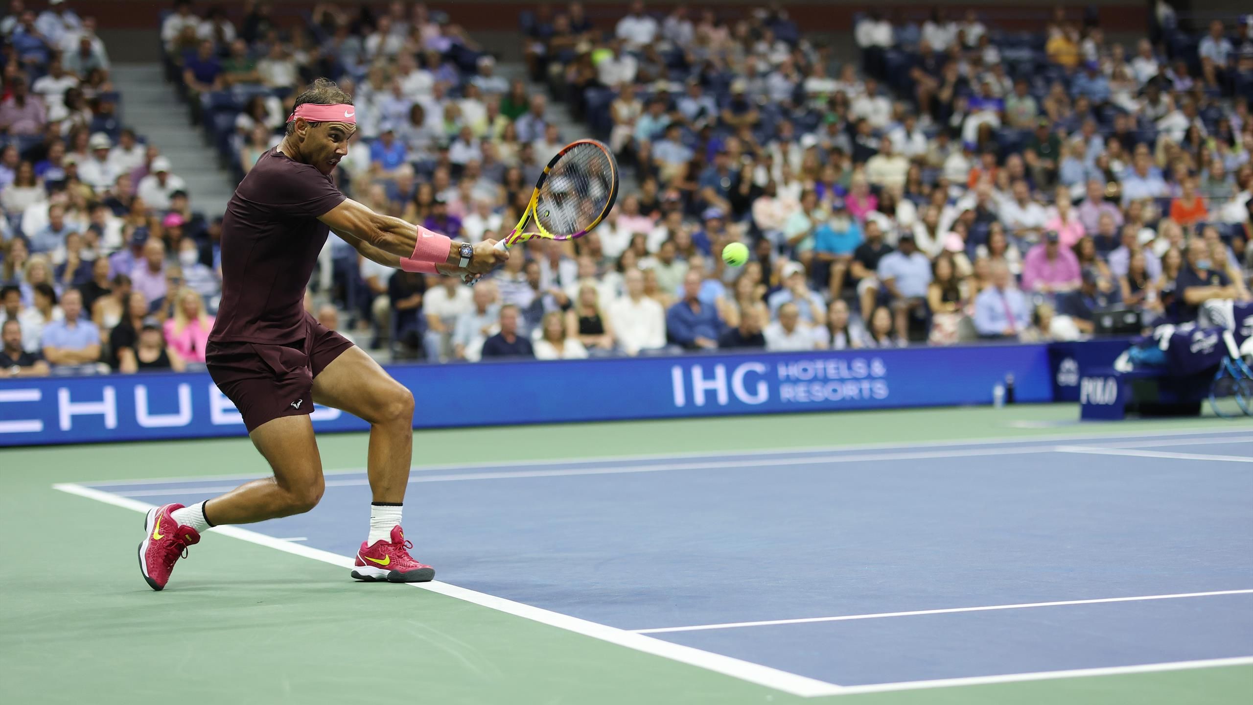 US Open 2022 Rafael Nadal schlägt unfassbaren Winner gegen Fabio Fognini - Tennis Video
