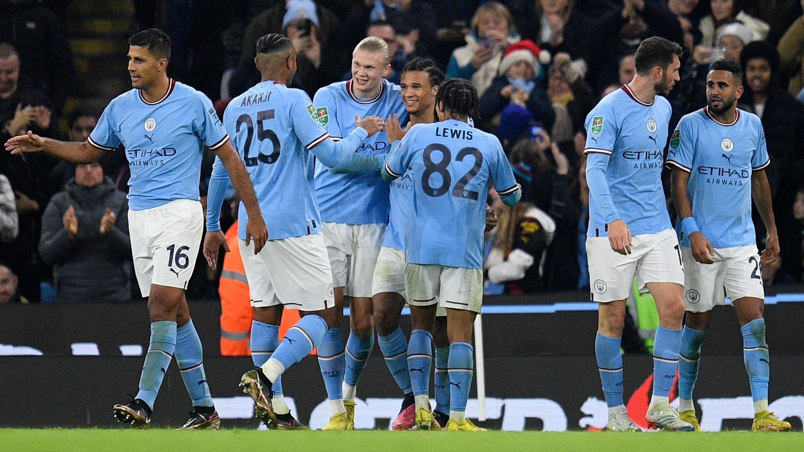 Manchester City 3-2 Liverpool: Erling Haaland on as Citizens progress to Cup quarter-final - Eurosport