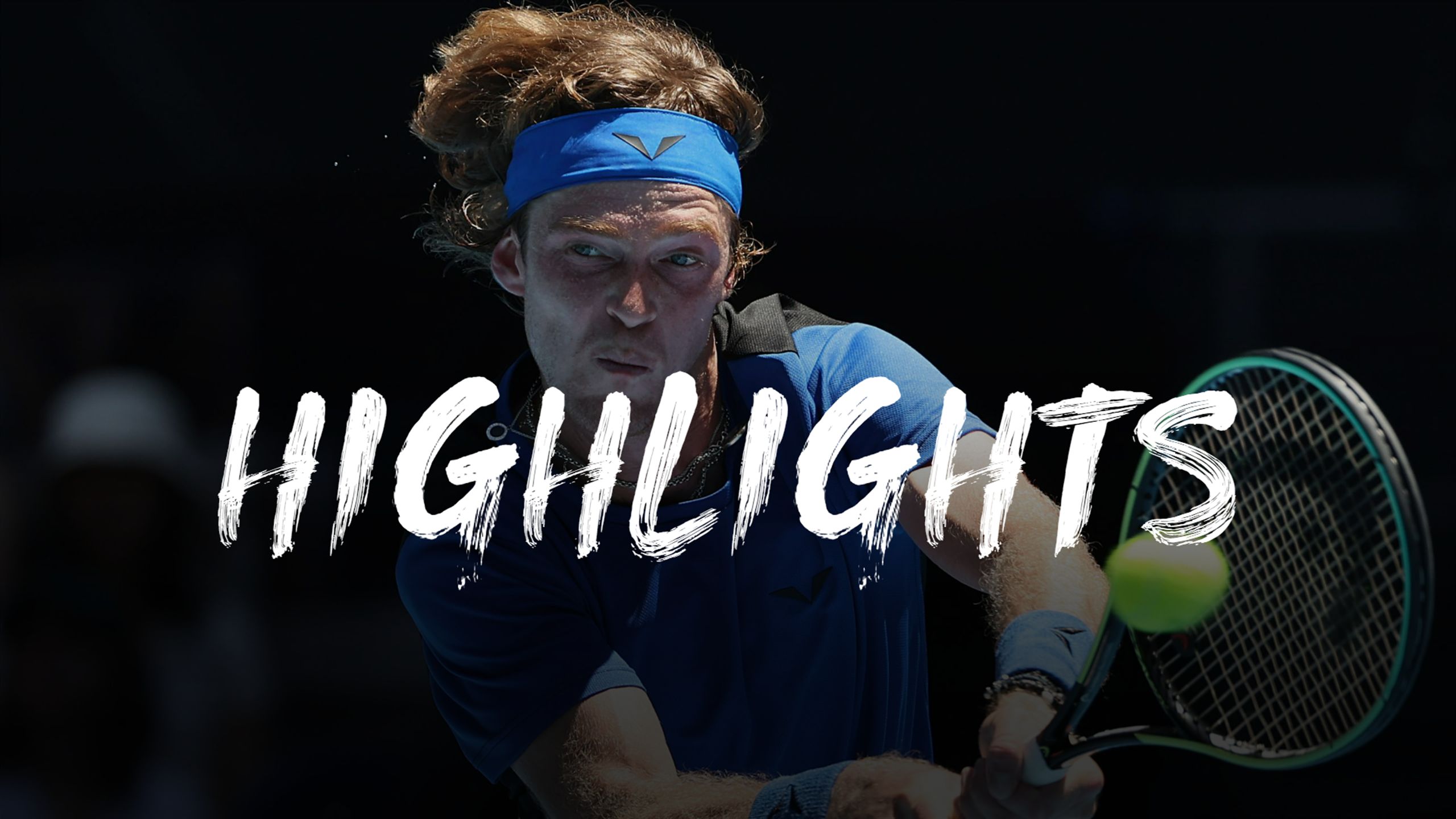 Australian Open 2023 Andrey Rublev - Dominic Thiem Highlights - 1