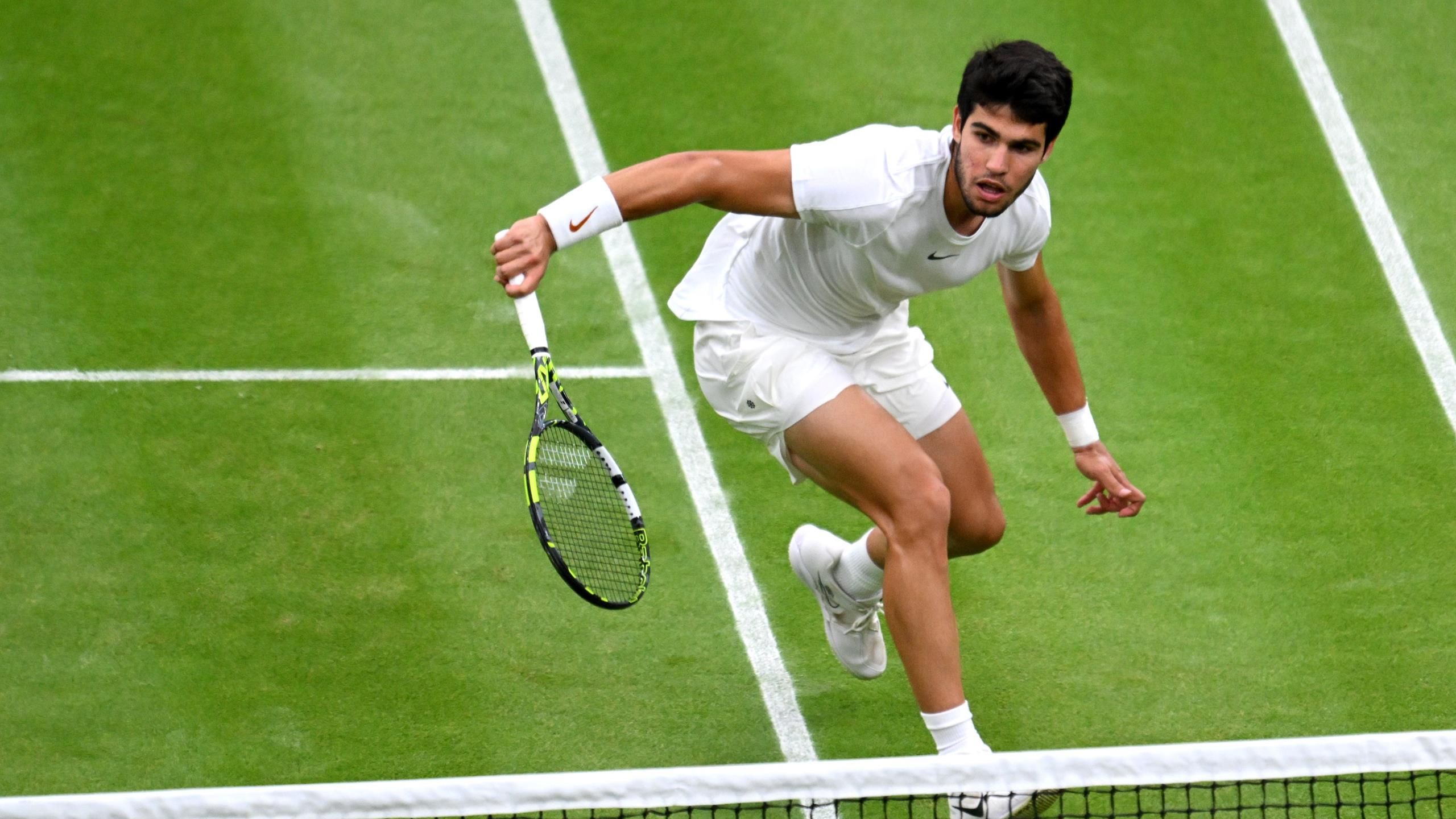 Wimbledon mens semi-final highlights Novak Djokovic and Carlos Alcaraz set up final showdown - Tennis video