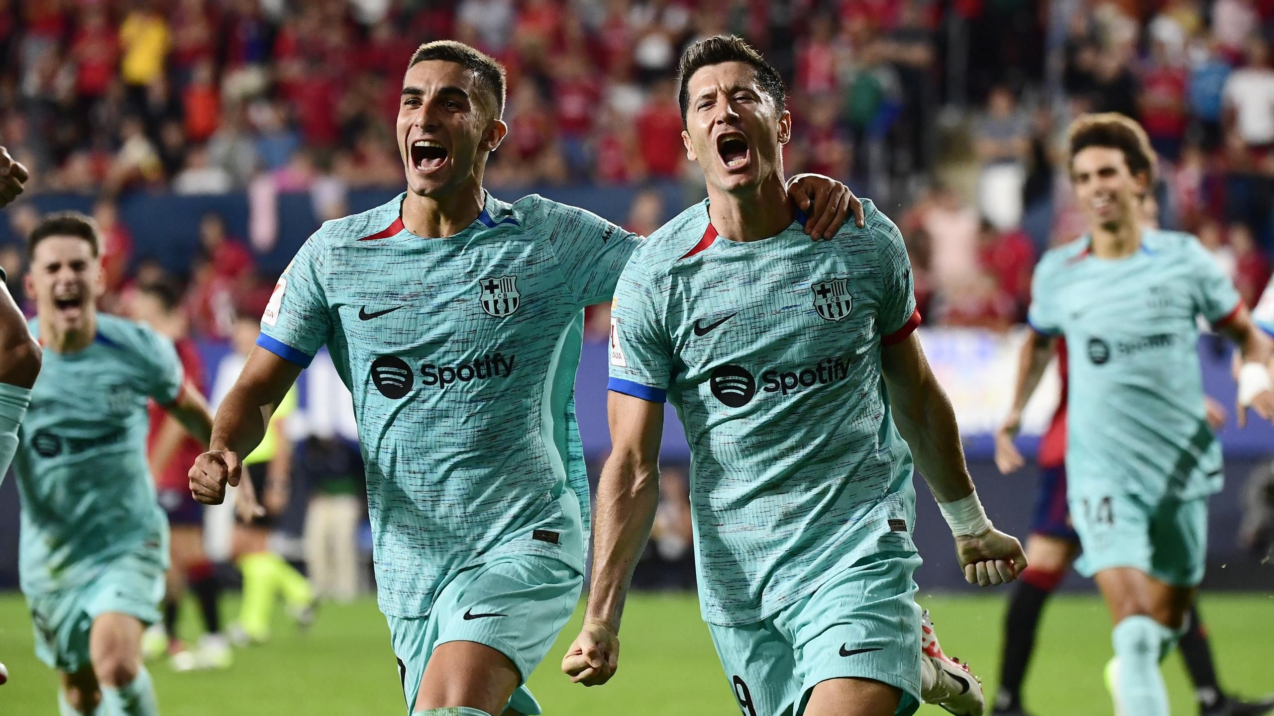 LaLiga EA Sports 2023-2024 | Vídeo resumen, resultado y goles del Osasuna- Barcelona | Jornada 4 - Fútbol vídeo - Eurosport