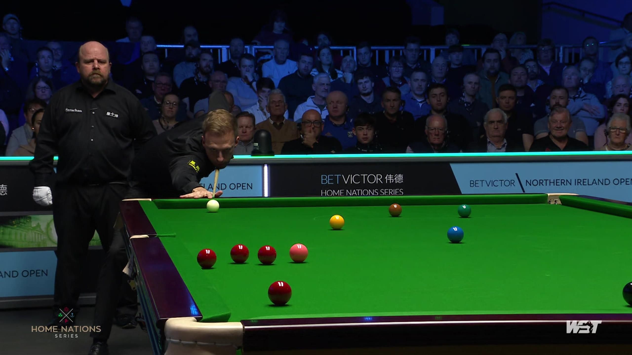 Northern Ireland Open 2023 Judd Trump macht extrem schwere Rote an der Bande - Snooker Video