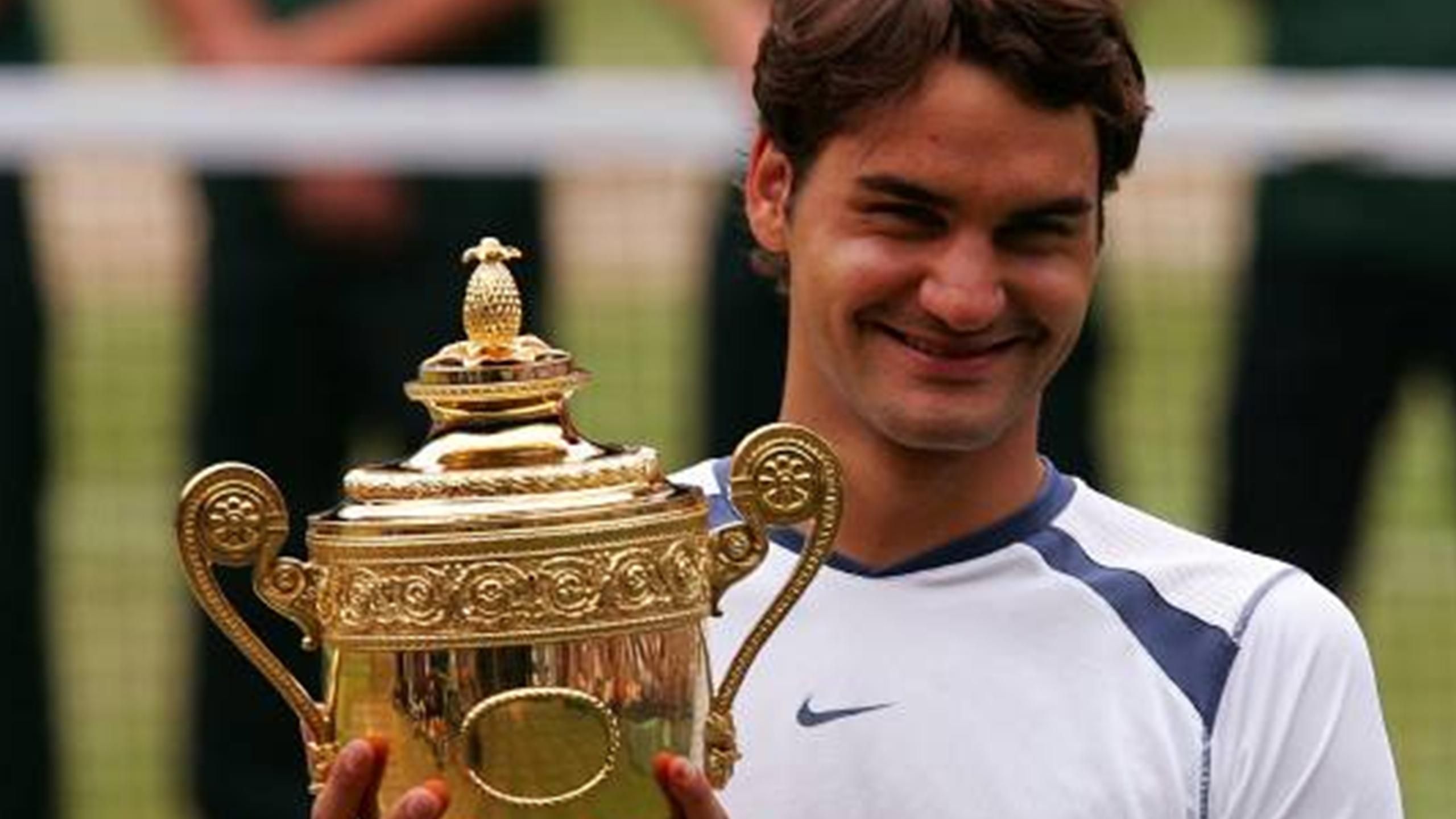 Hilsen sokker Tænk fremad Federer versus past master - Eurosport