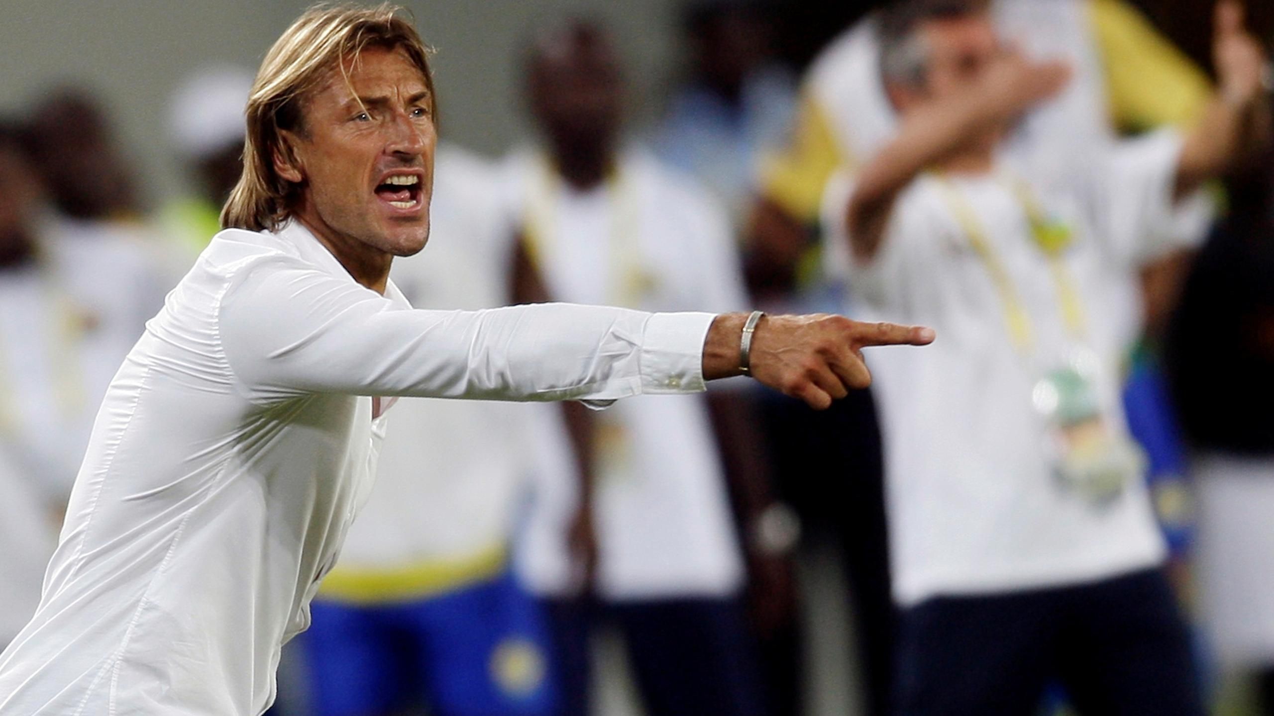 File Picture of Zambia' s French coach Herve Renard during the 2011 African  Cup of Nations in Lubango, Angola on January 17, 2010. Photo by Henri  Szwarc/ABACAPRESS.COM Stock Photo - Alamy