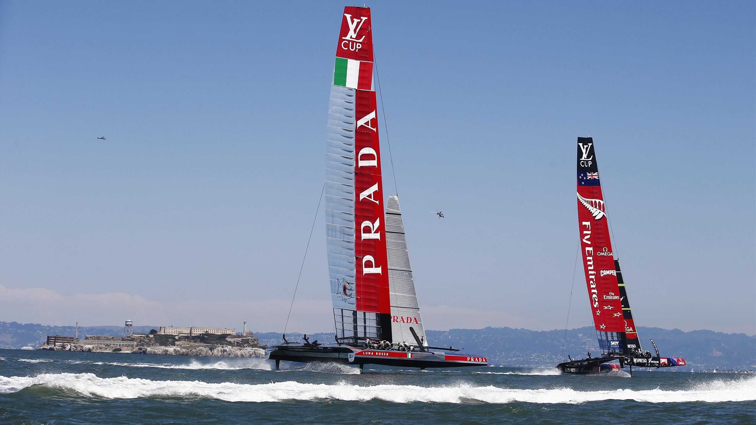 Louis Vuitton Cup- Fastest Louis Vuitton Cup Race ever sailed + Videos