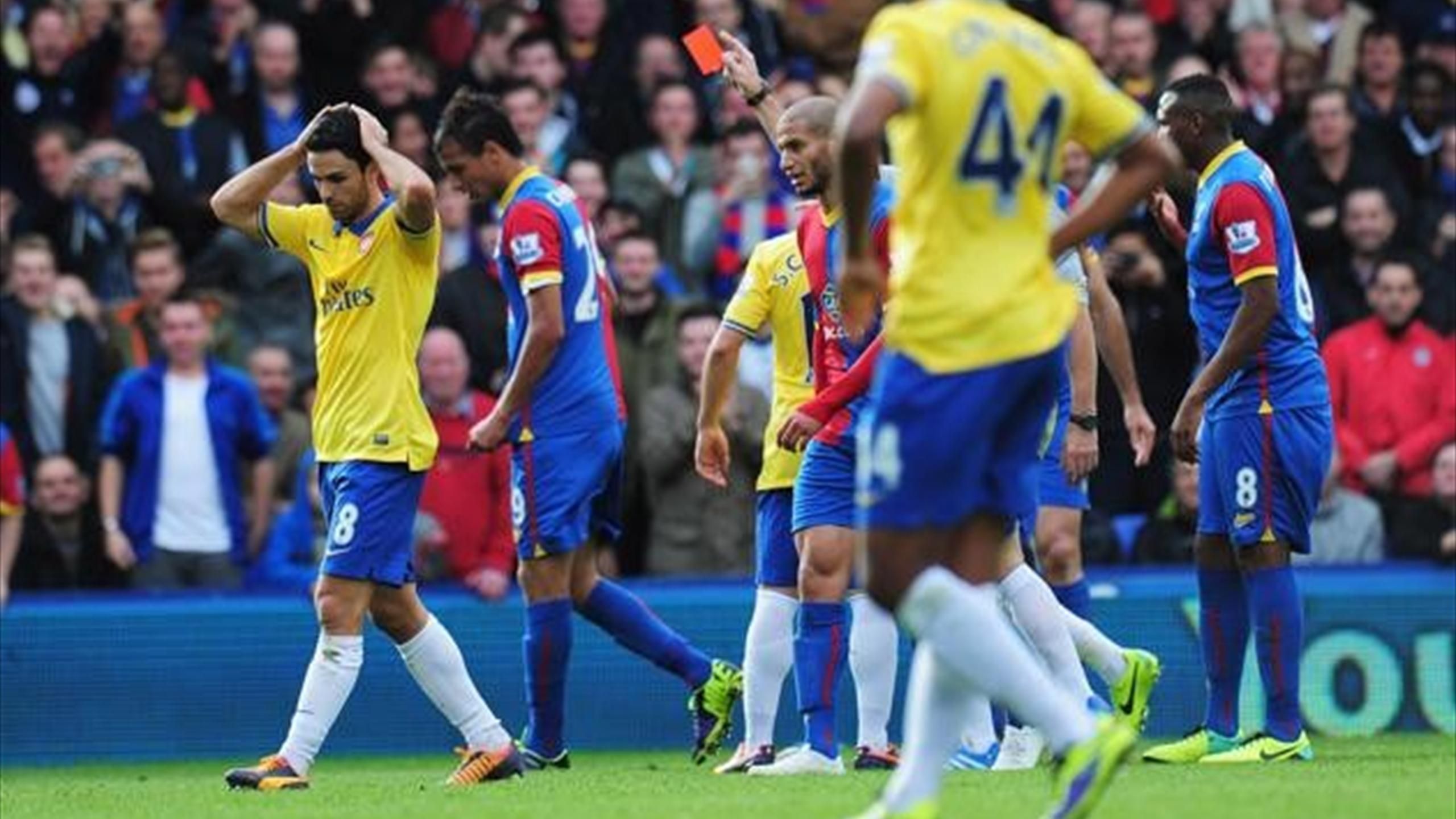 Arsenal set to accept Arteta red card - Eurosport