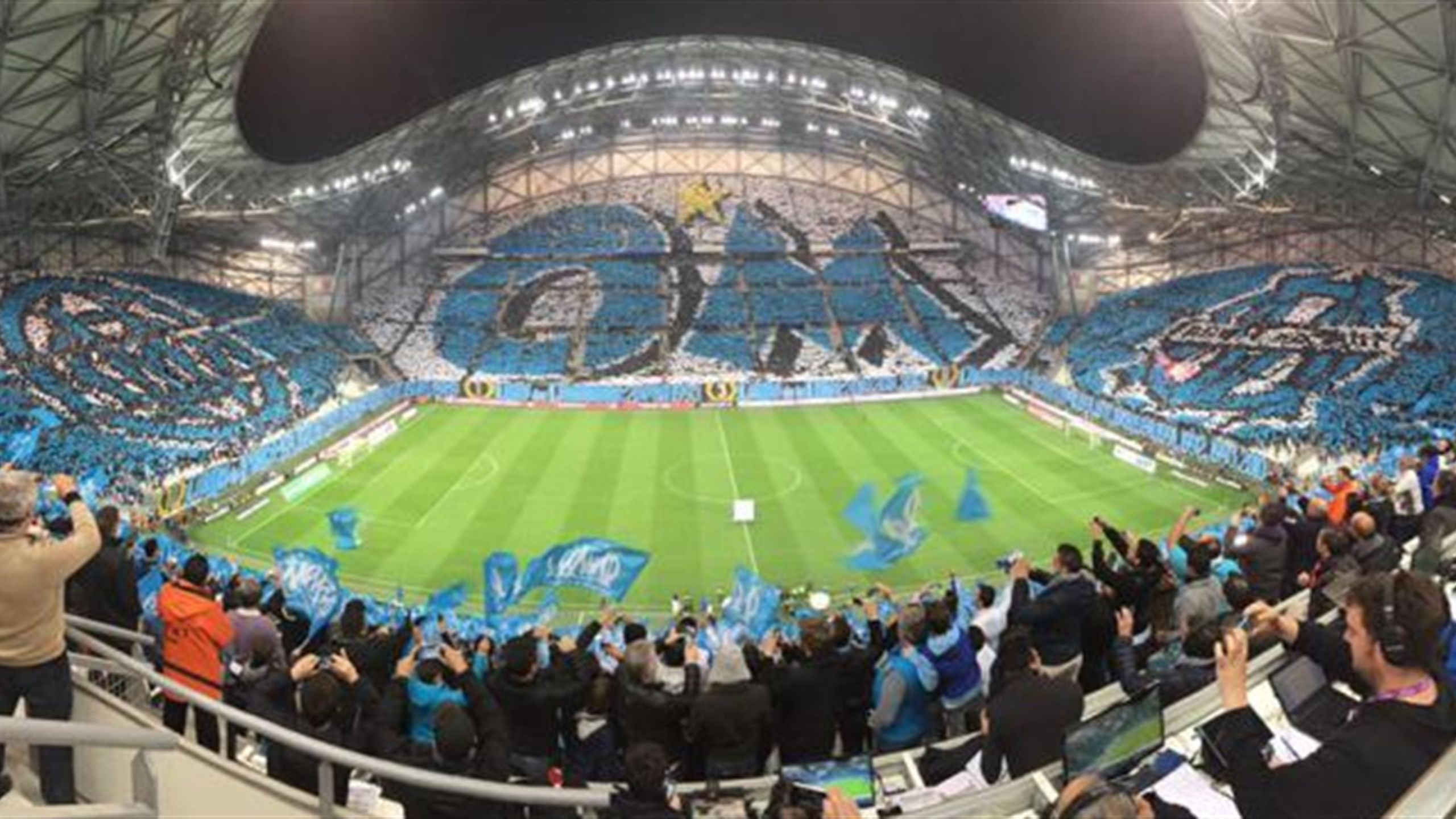 O Olympique de Marseille criou um mosaico sensacional para
