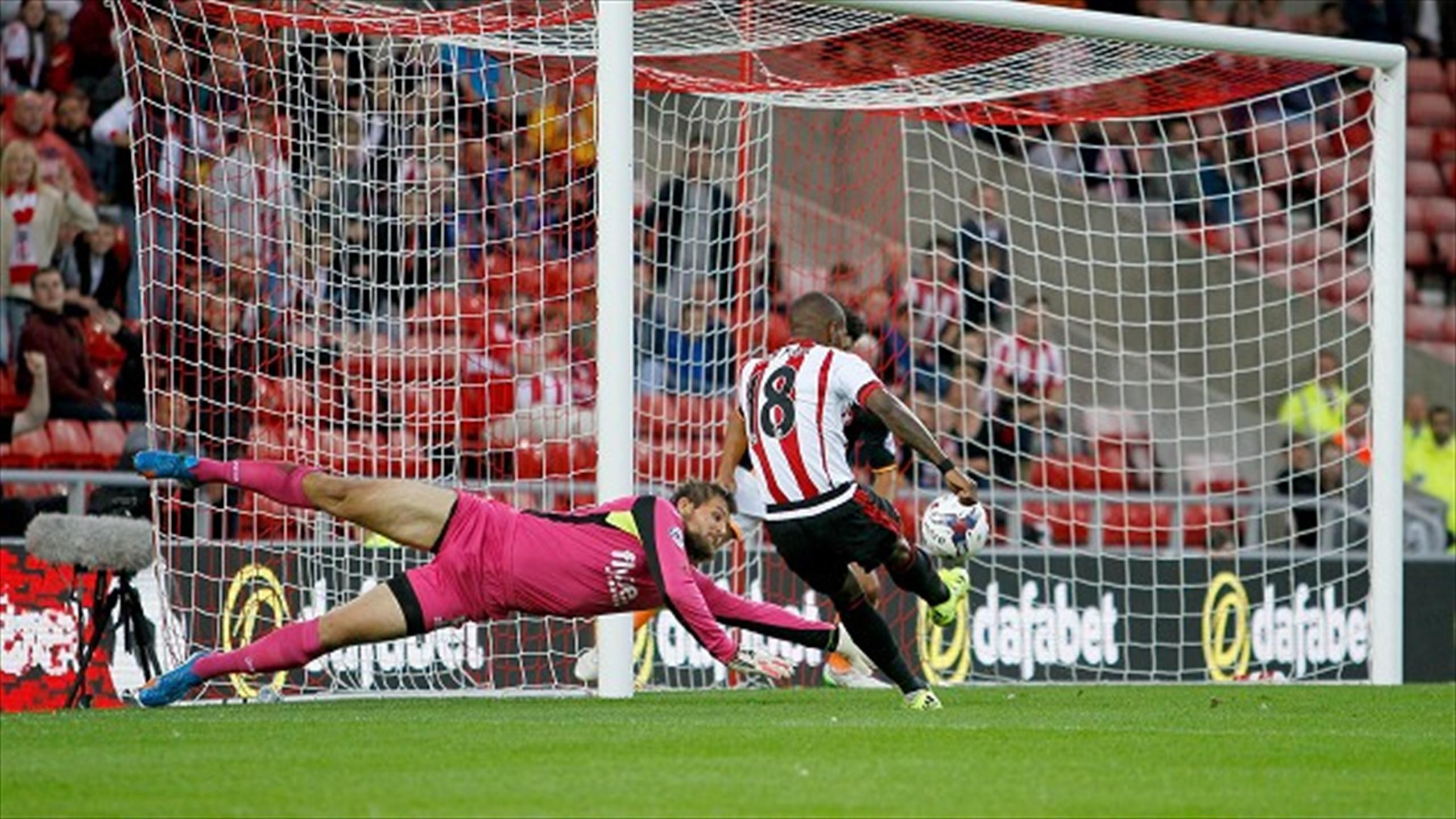Defoe treble rescues Sunderland but Watford crash out of Capital One Cup