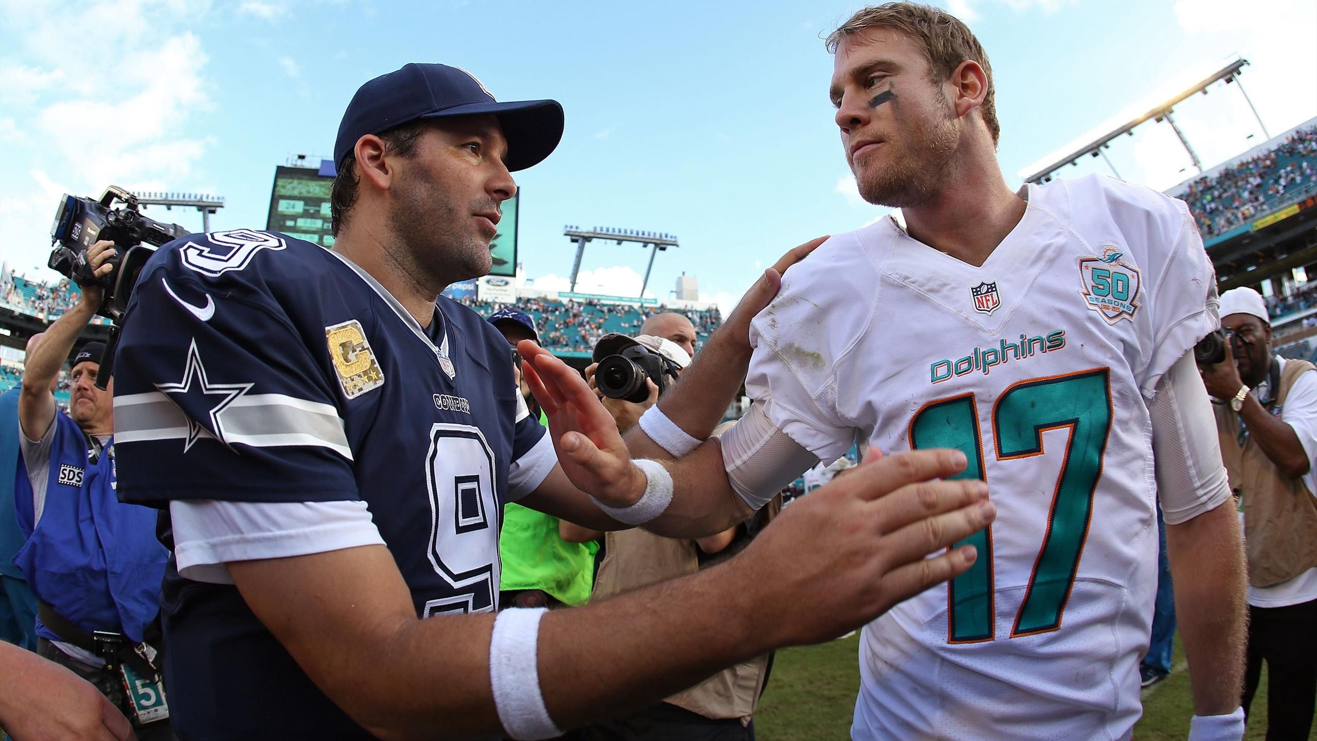 Tony Romo returns to help Dallas Cowboys snap losing streak by defeating  Miami Dolphins - Eurosport
